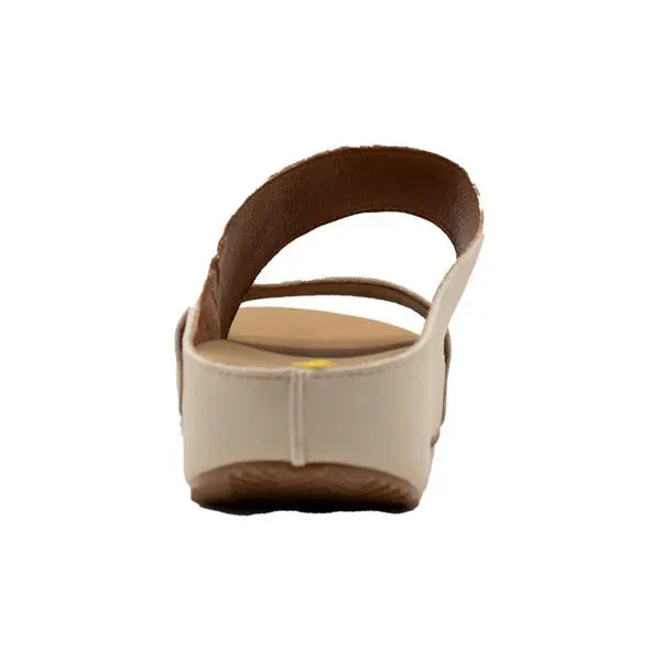 Women's Very Volatile Gold and Ivory Sandal PV1003-IVORY - Crazy House Western Wear