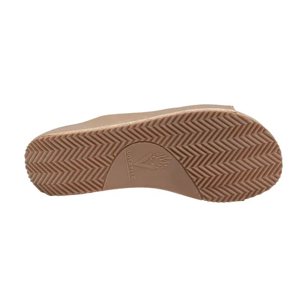 Women's Very Volatile Gold "Wren" Slip On Sandals