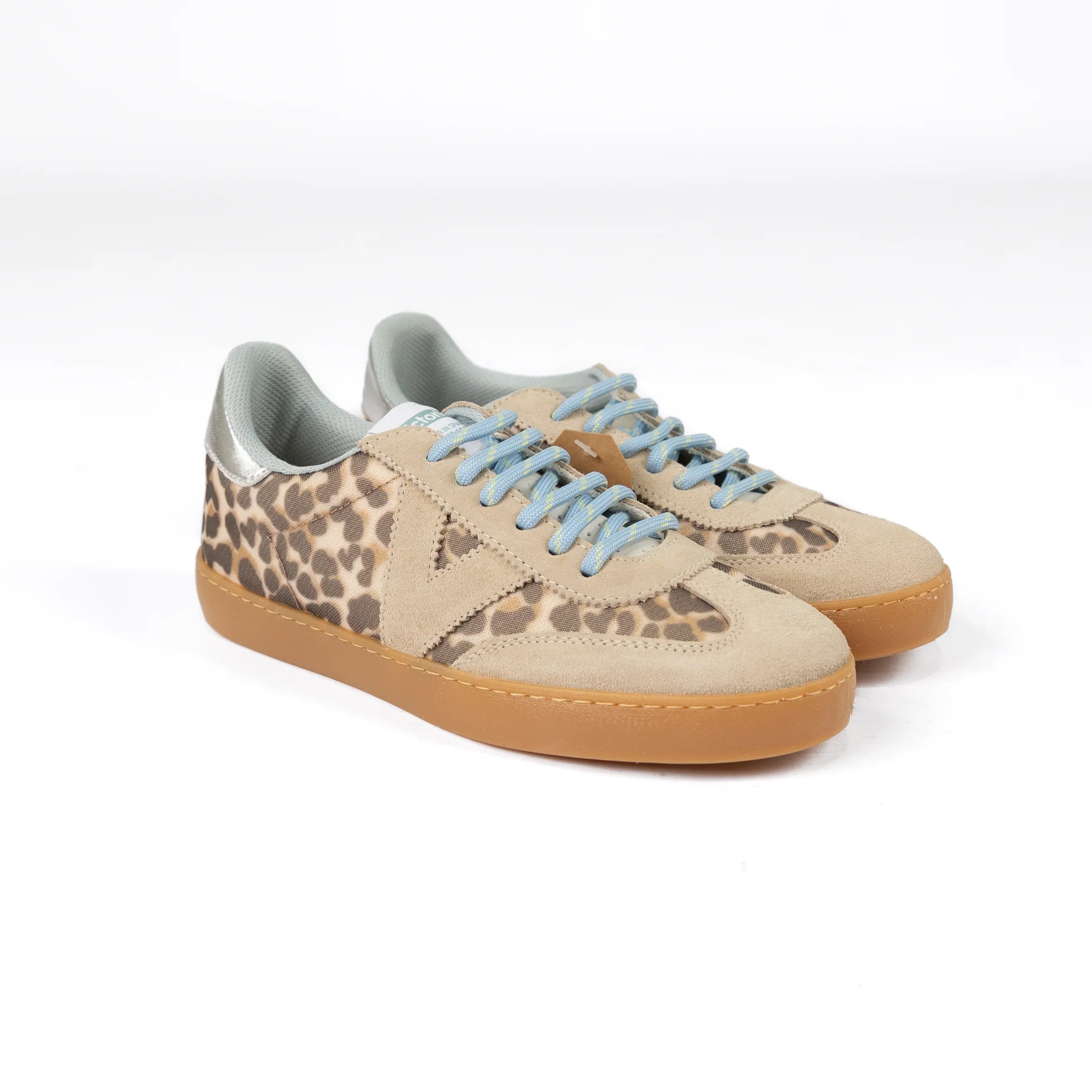 Women's Victoria Beige Cheetah Print Shoes 126236-BEIGE