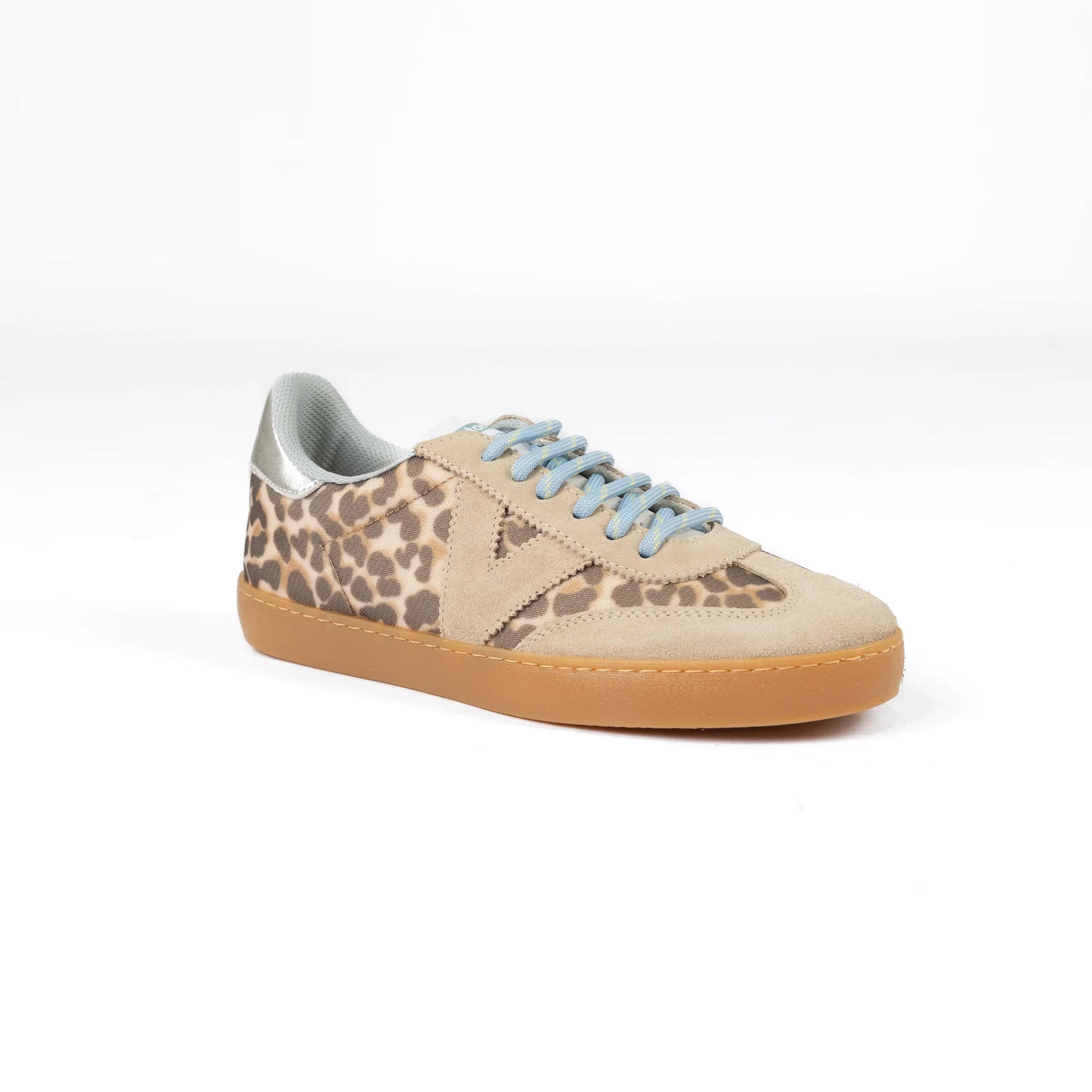 Women's Victoria Beige Cheetah Print Shoes 126236-BEIGE