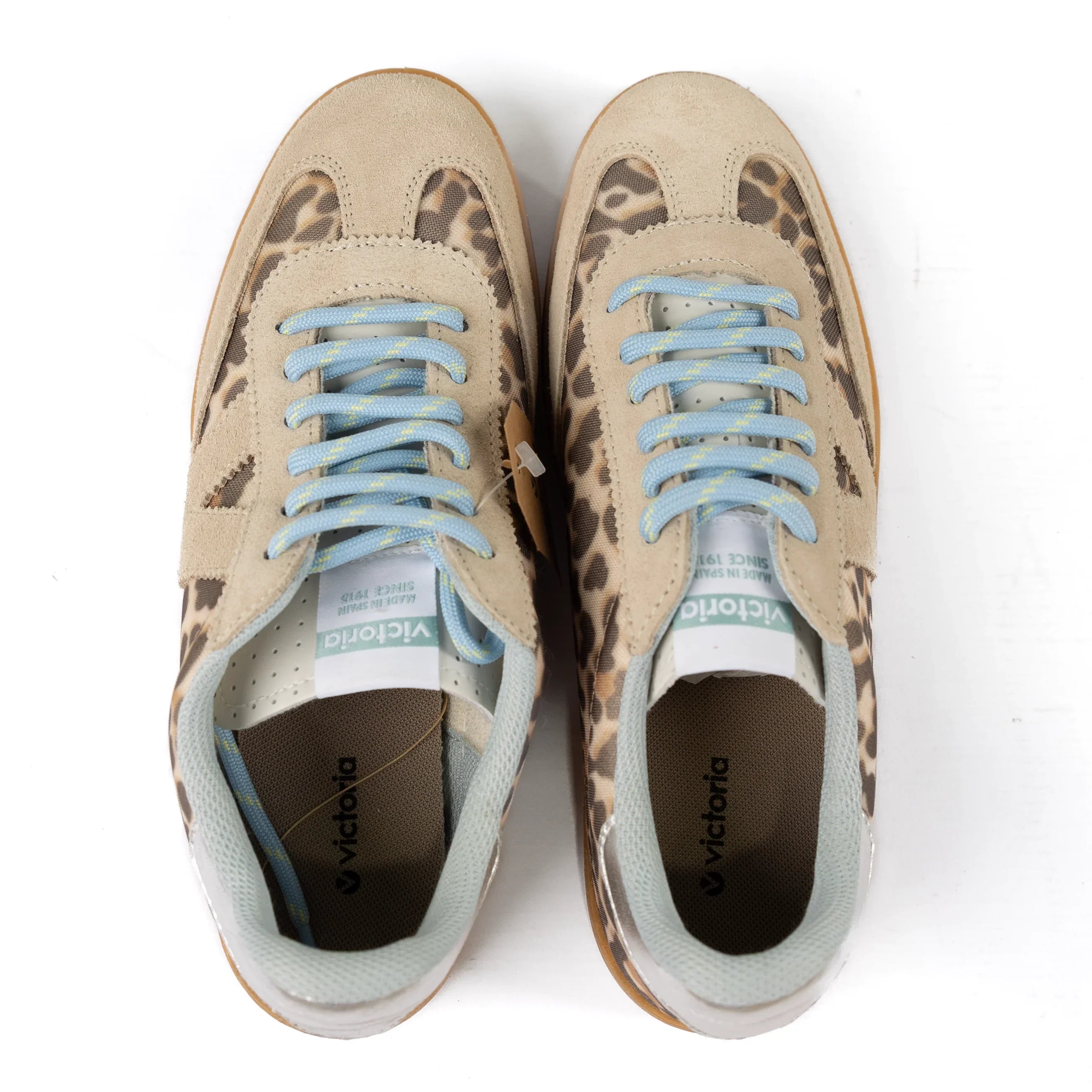 Women's Victoria Beige Cheetah Print Shoes 126236-BEIGE