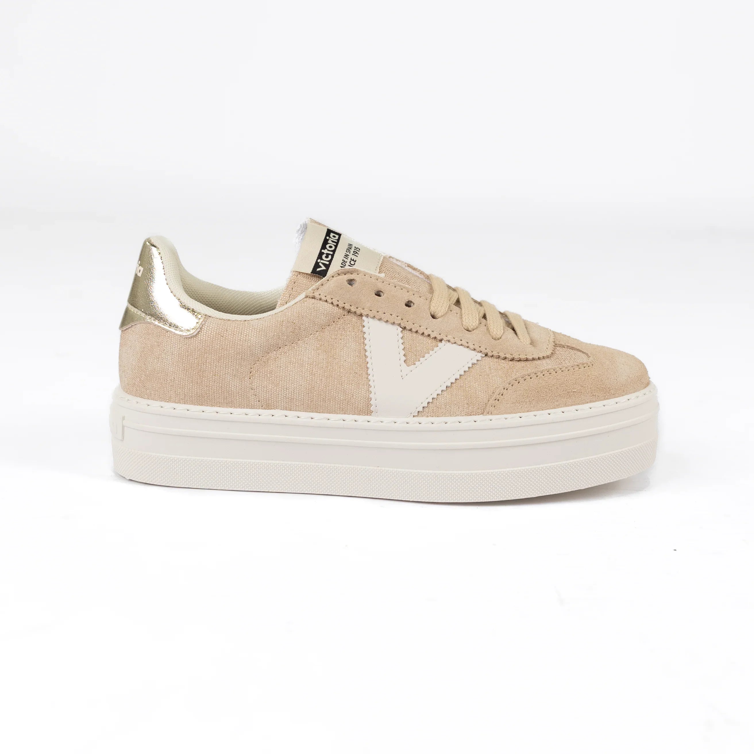 Women's Victoria Tan Plantino Thick Platform Casual Shoes 092181-PLANTINO