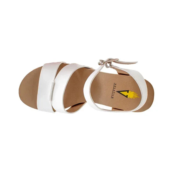 Women's Volatile Agnes Sandal PV1048-WHITE - Crazy House Western Wear