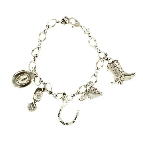 Women's Western Charm Bracelet 29982 - Crazy House Western Wear