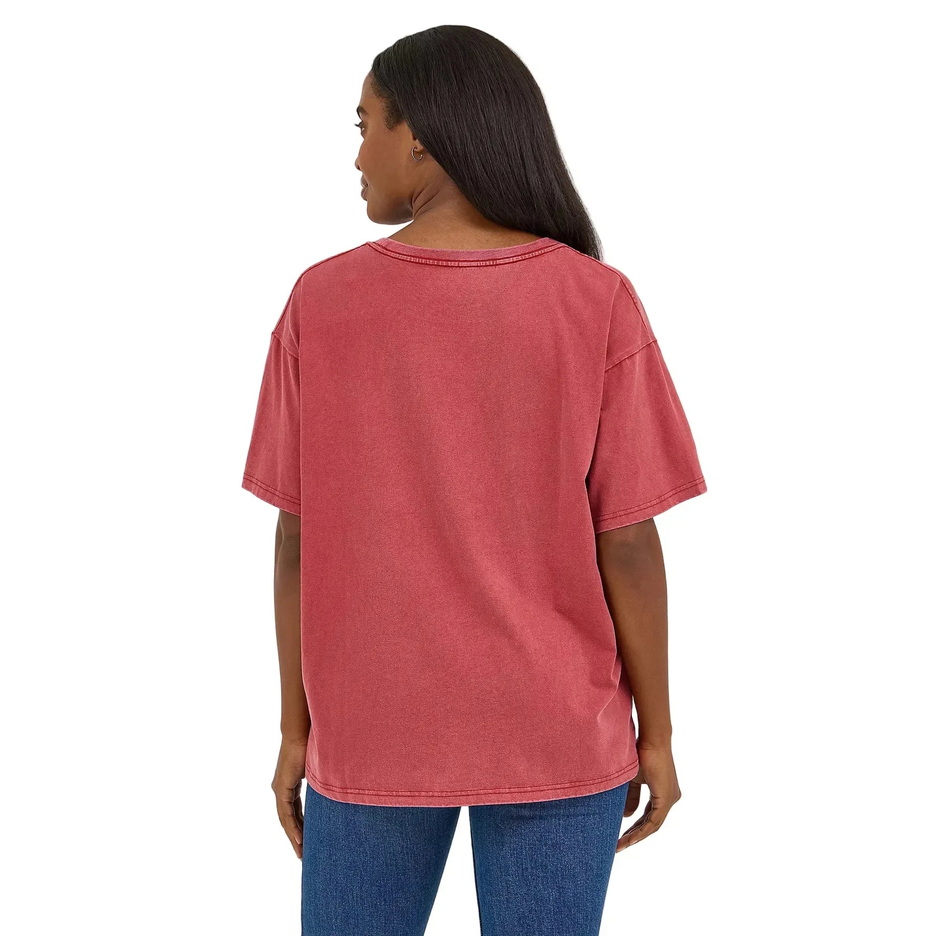 Women's Wrangler Acid Wash Graphic Oversized Tee