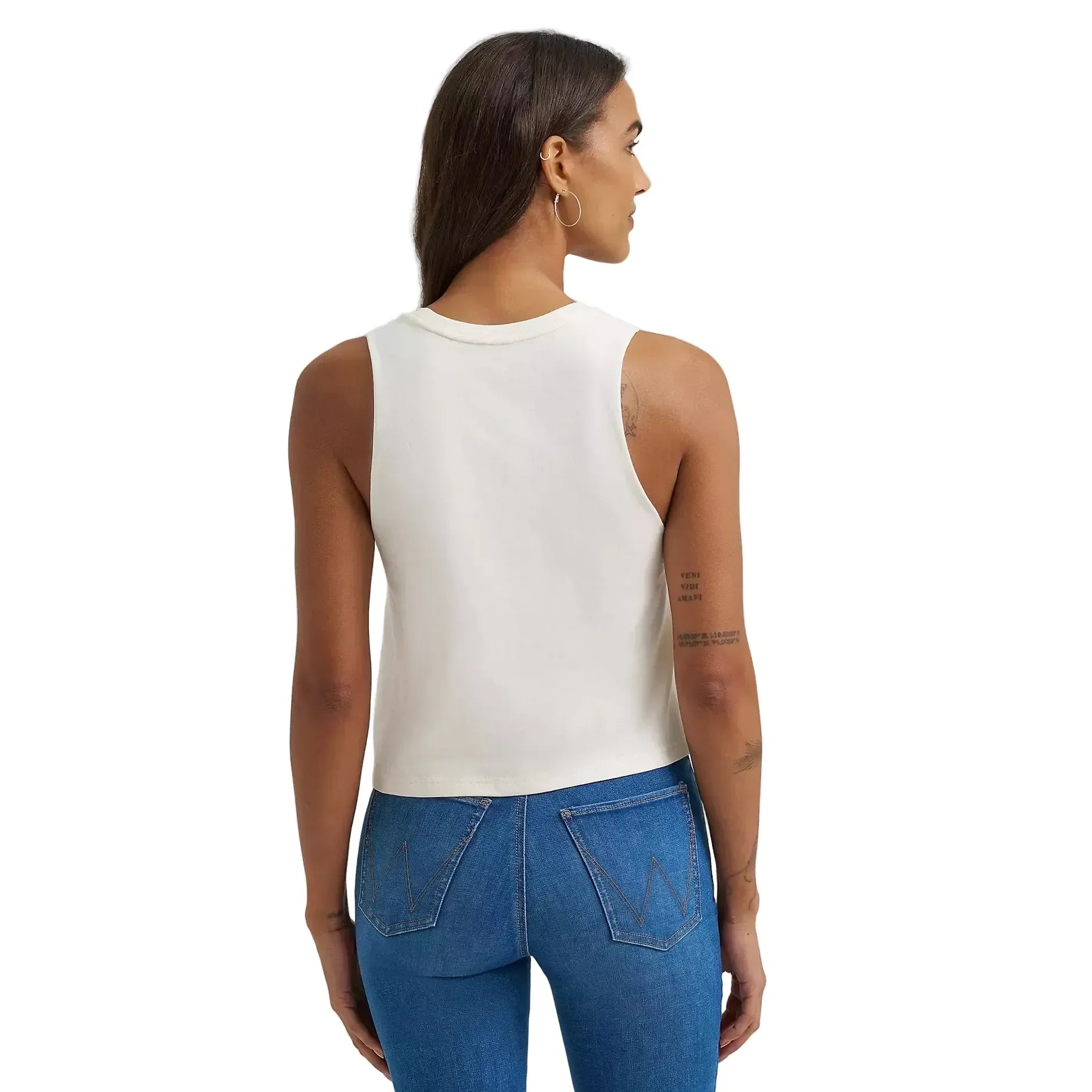 Women's Wrangler Egret Since 1947 Layers Graphic Festival Tank Top 112375847