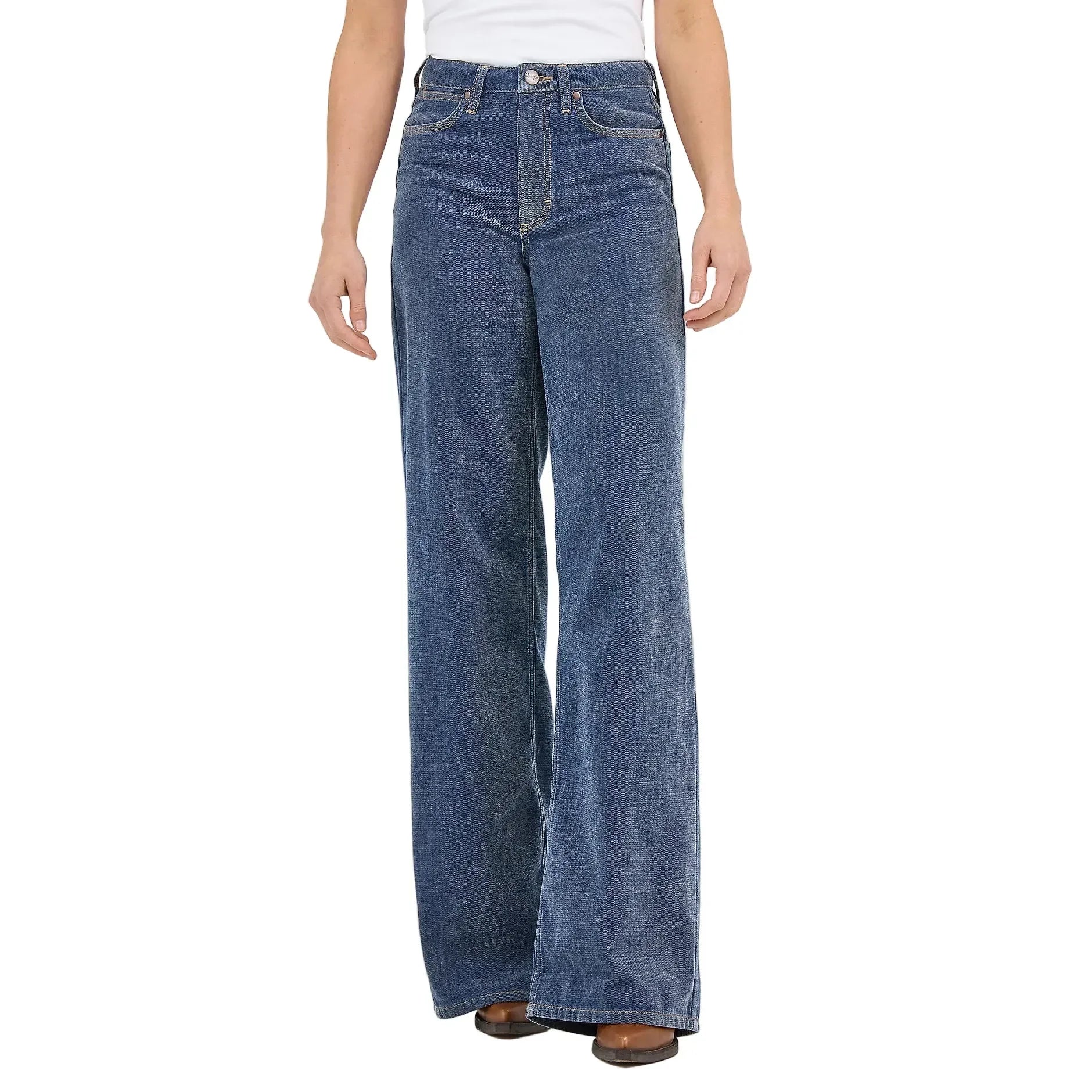 Women's Wrangler Retro Bailey High Rise Airy Wide Leg Jeans 112371956