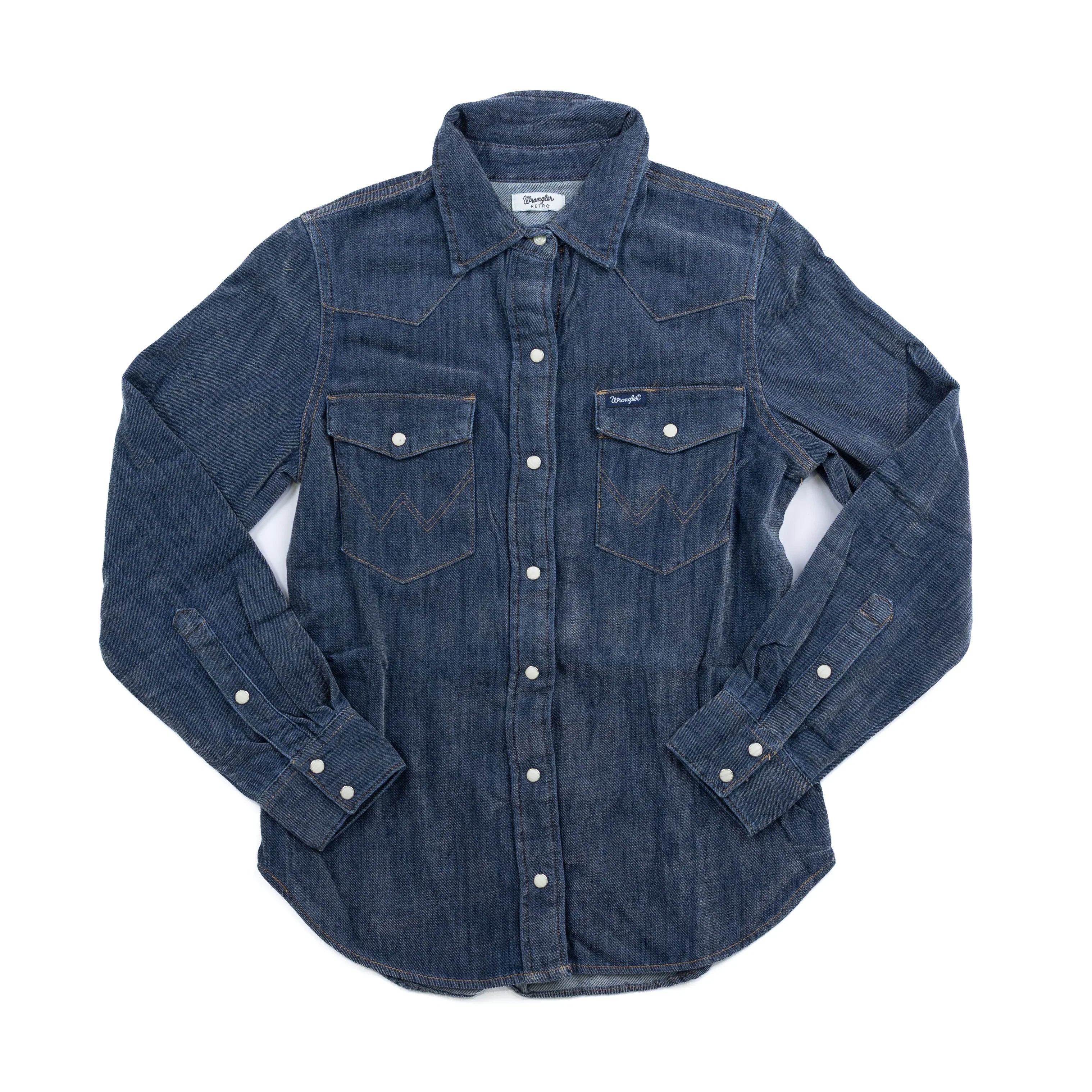 Women's Wrangler Vintage Cowboy Snap Shirt 112371921