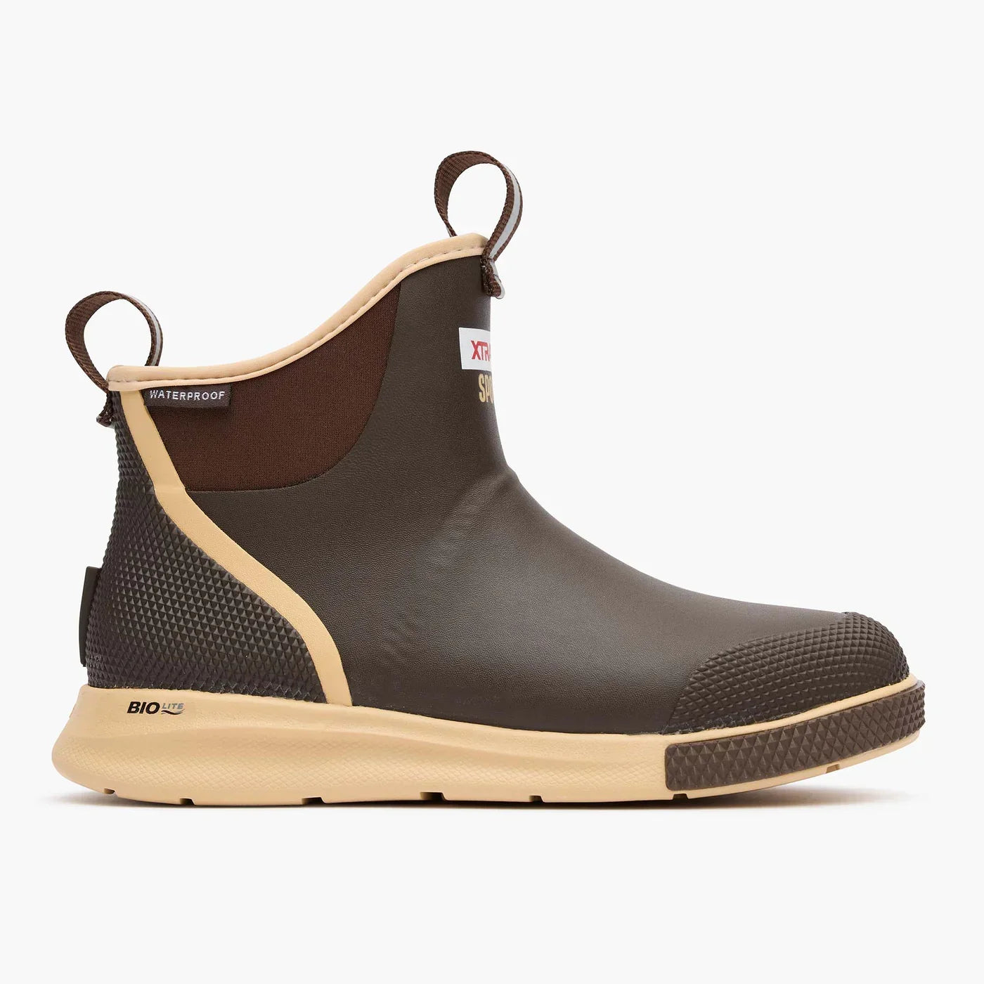 Women's XTRATUF Brown Ankle Deck Boot Sport XADSW901