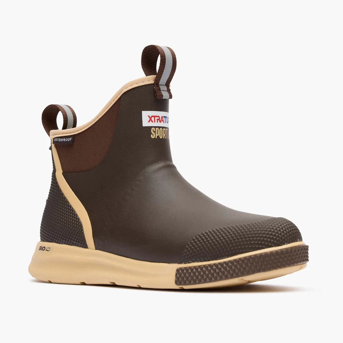 Women's XTRATUF Brown Ankle Deck Boot Sport XADSW901