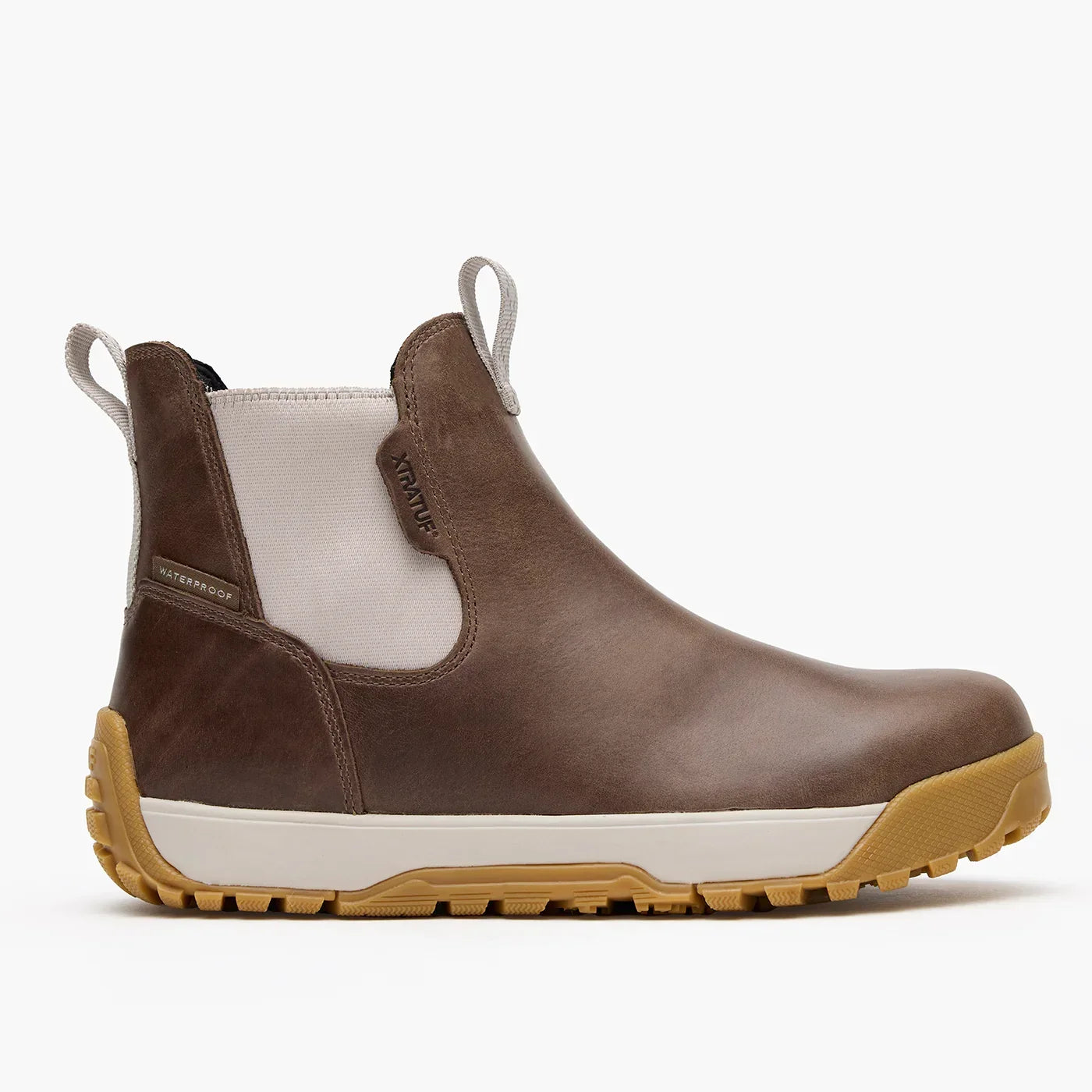 Women's XTRATUF Fossil/Stone Leather Ankle Deck Boots XWABL101