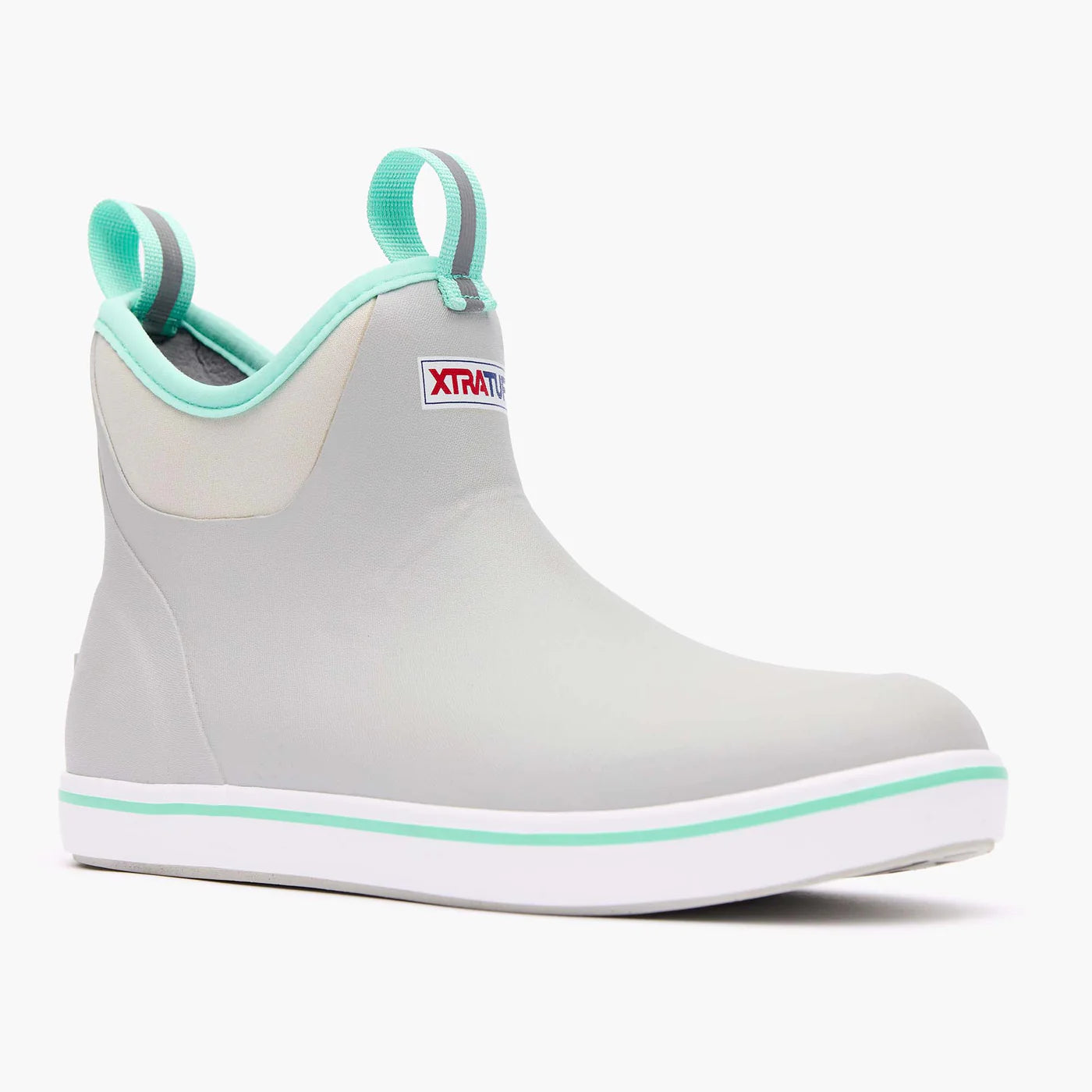 Women's XTRATUF Gray Ankle Deck Boot XWAB102-GRY
