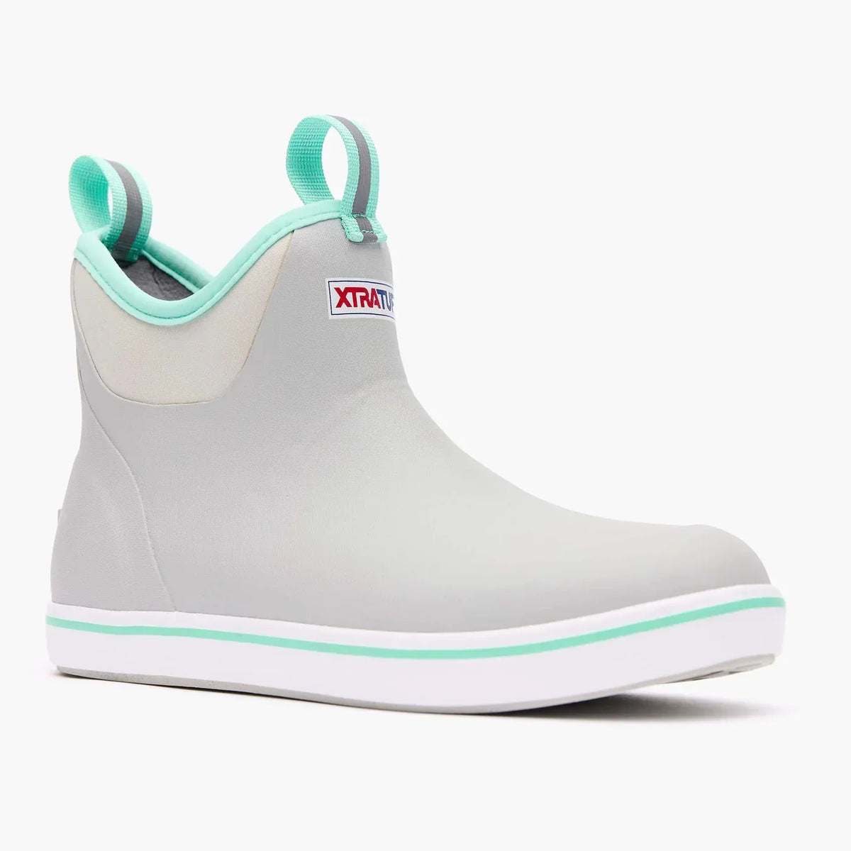Women's XTRATUF Gray Ankle Deck Boot XWAB102-GRY