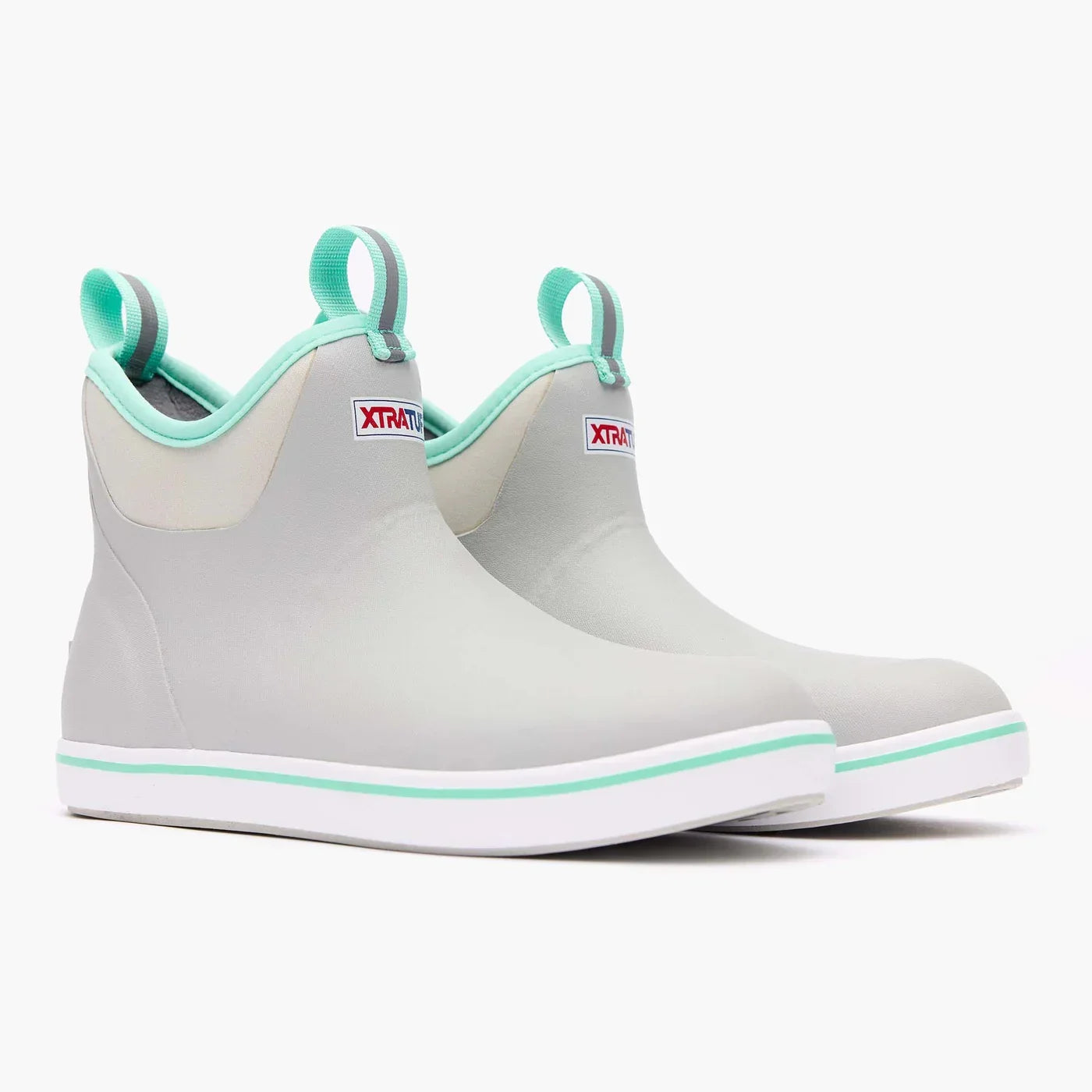 Women's XTRATUF Gray Ankle Deck Boot XWAB102-GRY