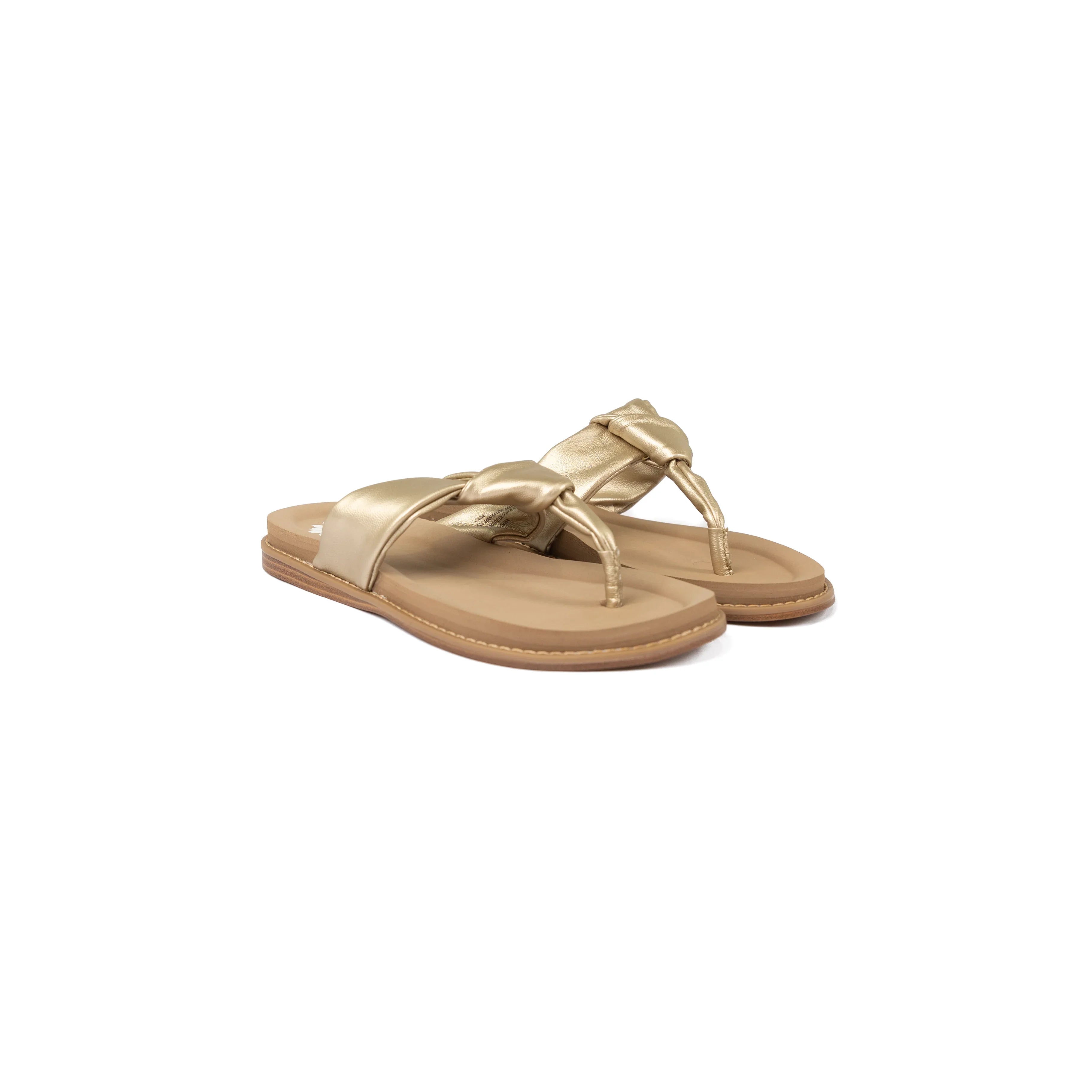 Women's Yellow Box Caine Platino Flip Flops 66283-CAINE