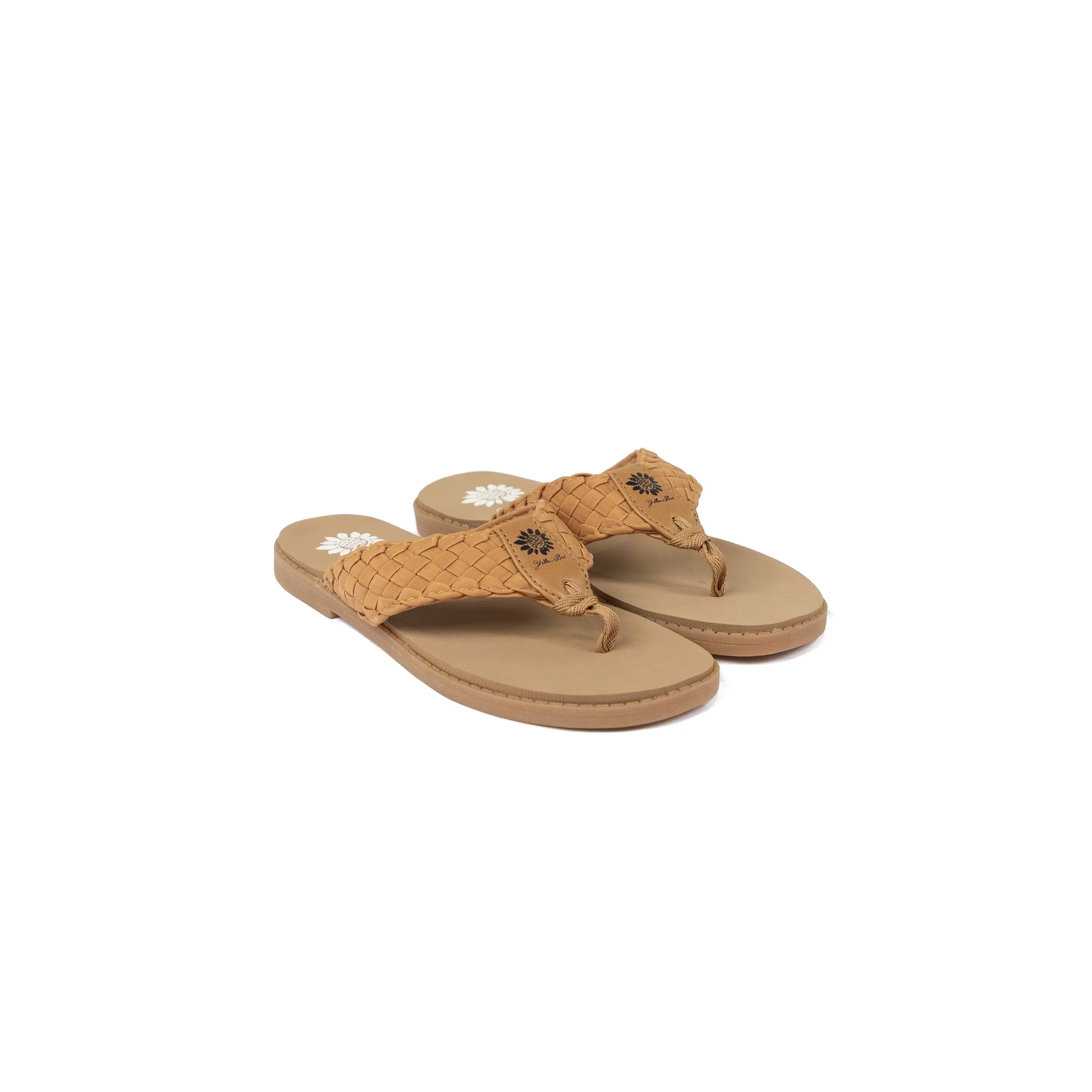 Women's Yellow Box Irving Almond Flip Flops 66082-IRVING