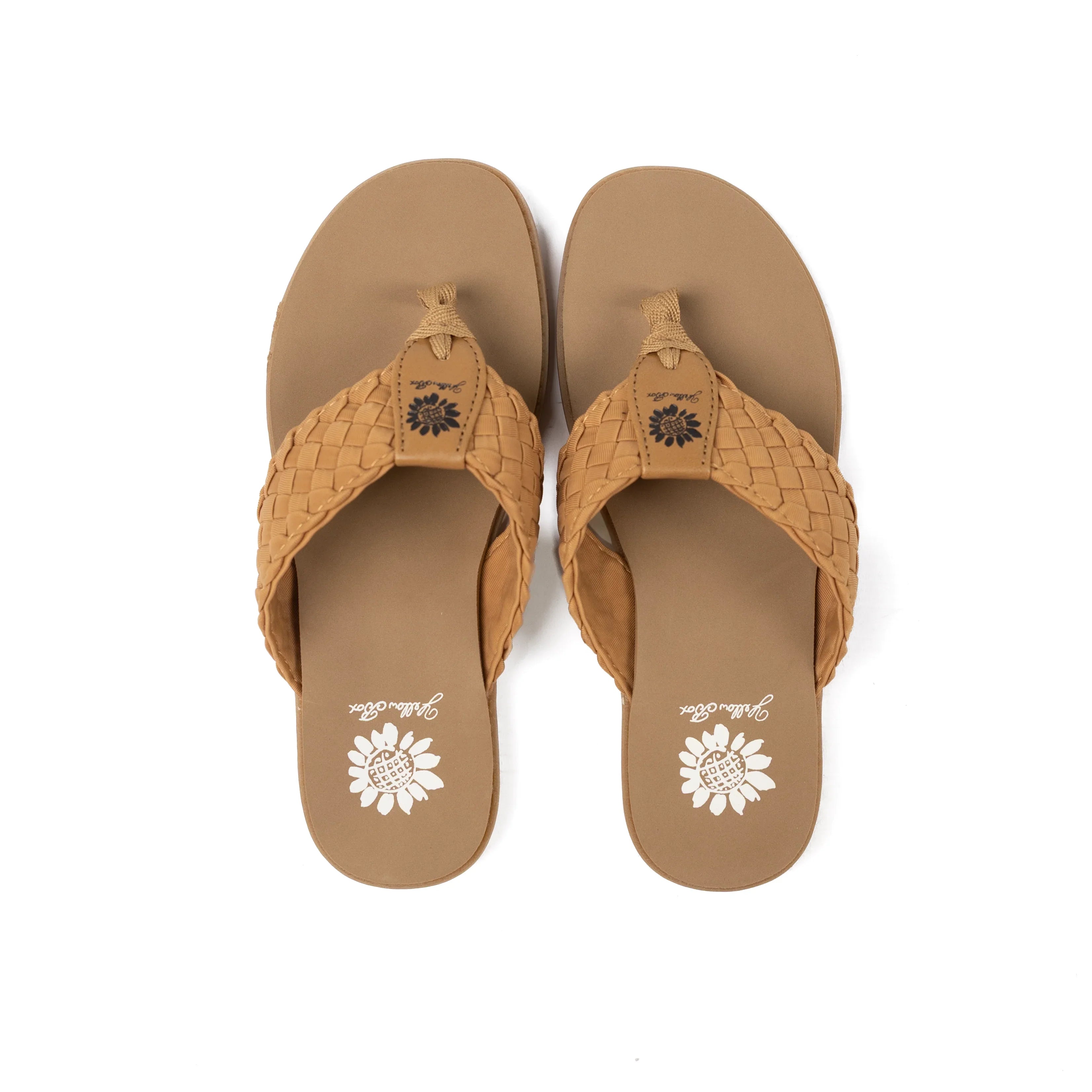 Women's Yellow Box Irving Almond Flip Flops 66082-IRVING