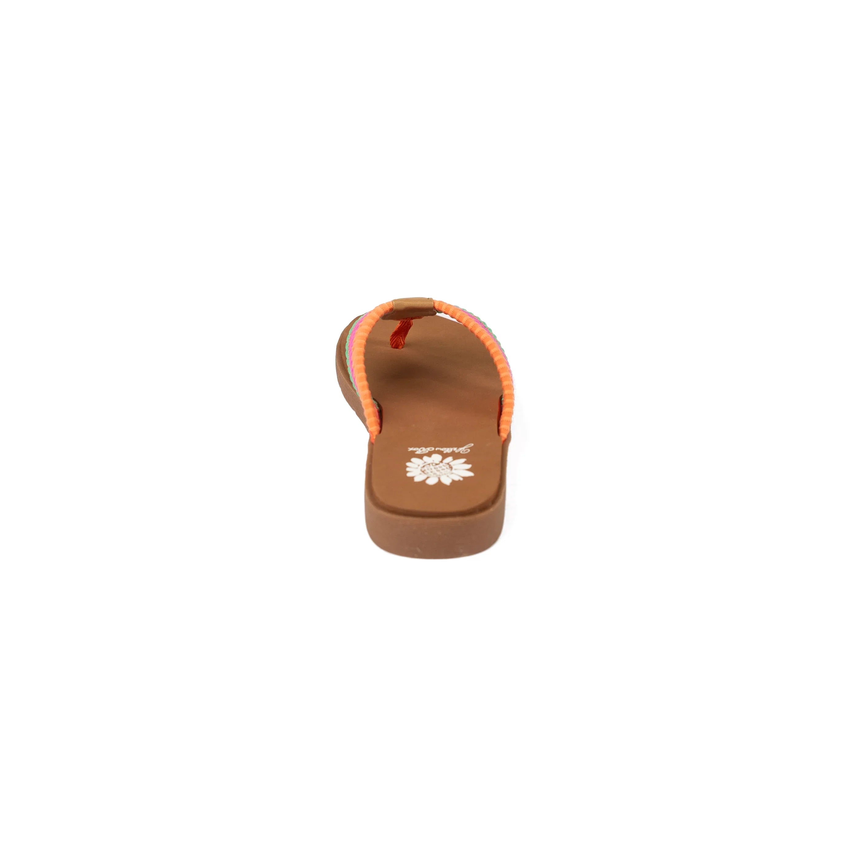 Women's Yellow Box Pink Multi Fahad Flip Flops 65790-FAHAD