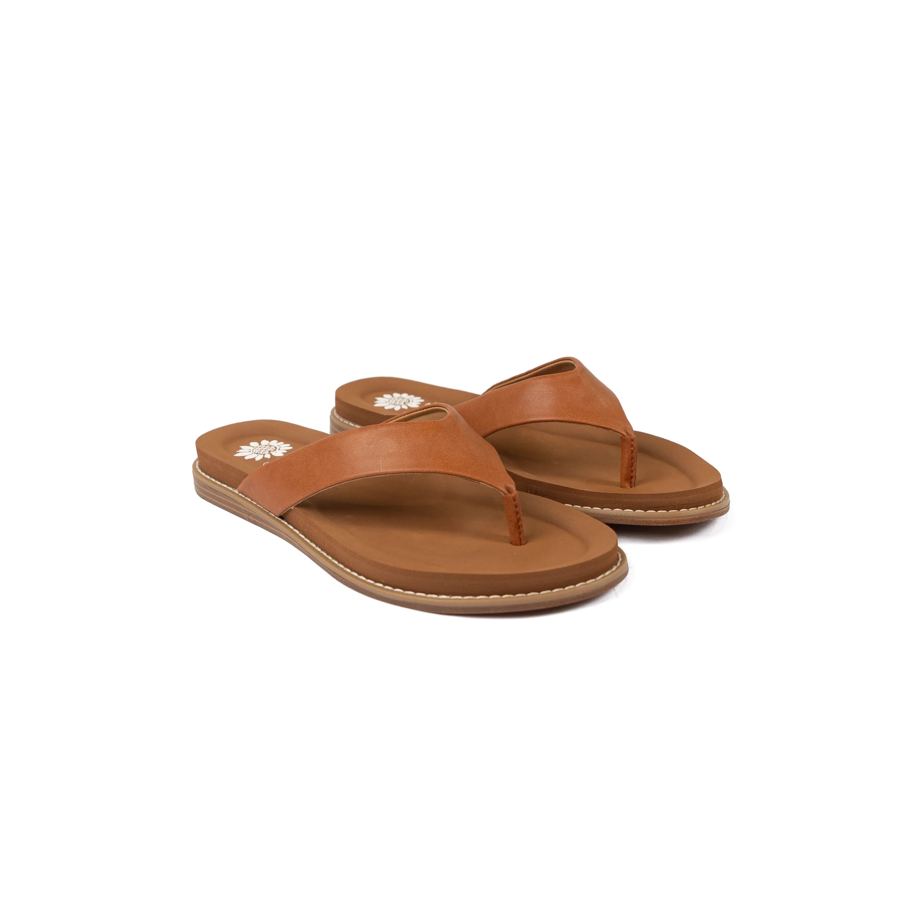 Women's Yellow Box Tan Cielo Flip Flops 66064-CIELO