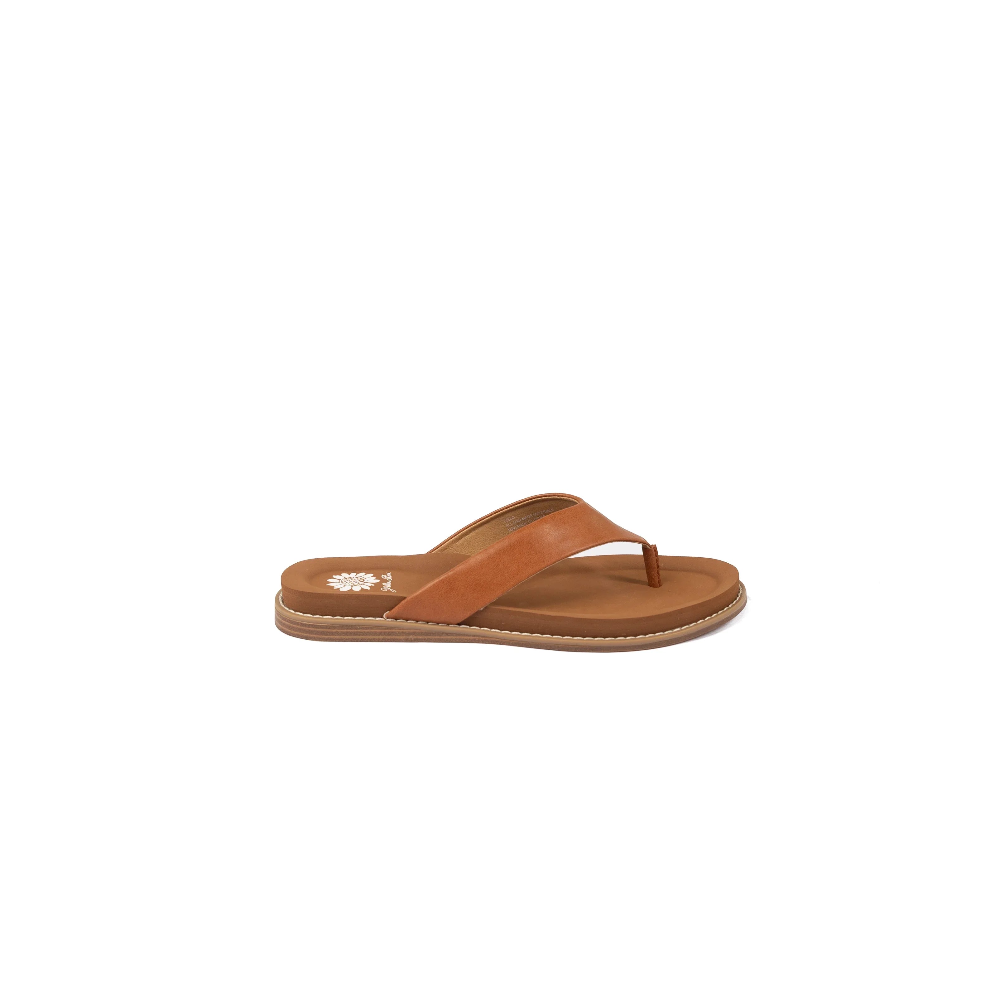 Women's Yellow Box Tan Cielo Flip Flops 66064-CIELO