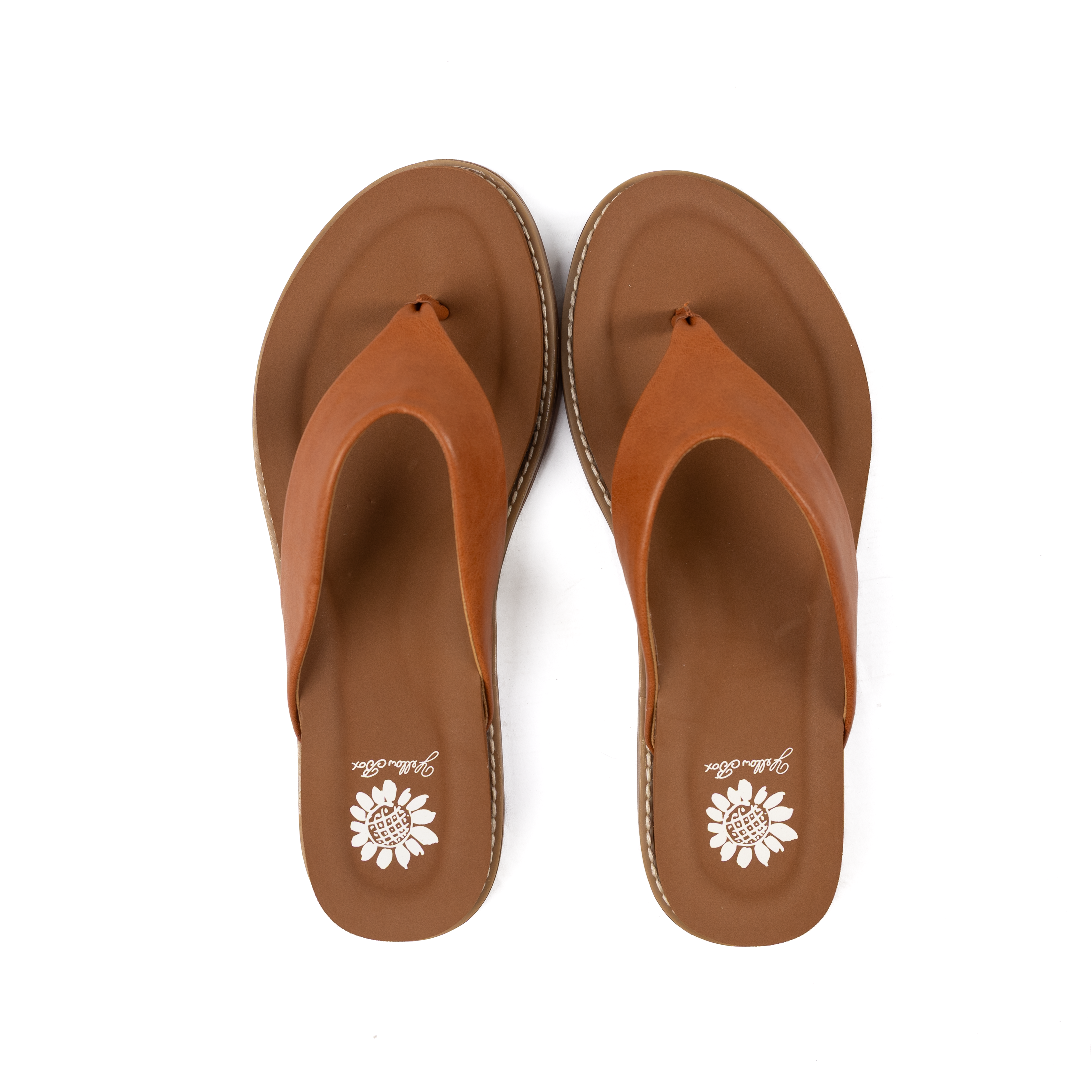 Women's Yellow Box Tan Cielo Flip Flops 66064-CIELO