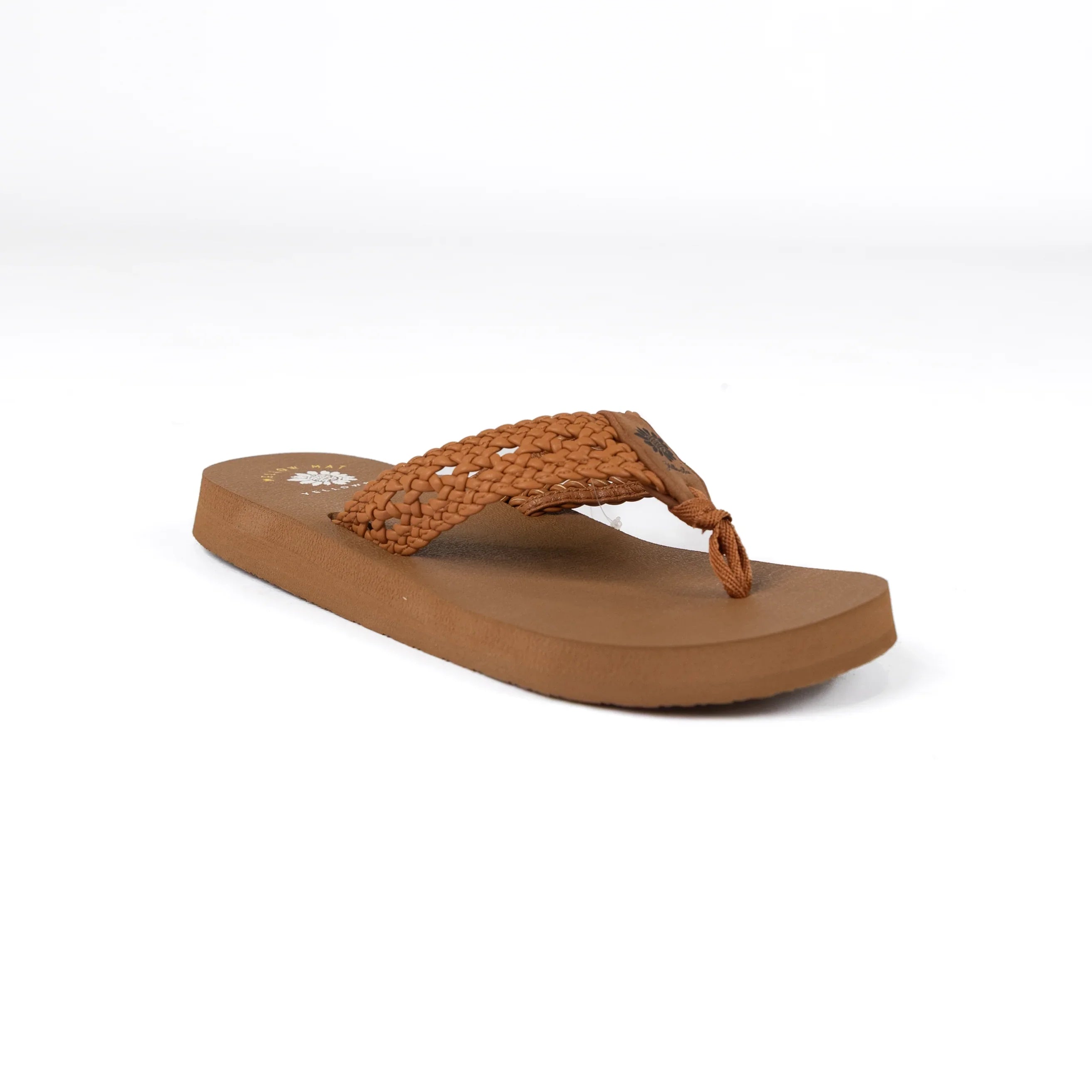 Women's Yellow Box Tan Niles Flip Flops 65873-TAN