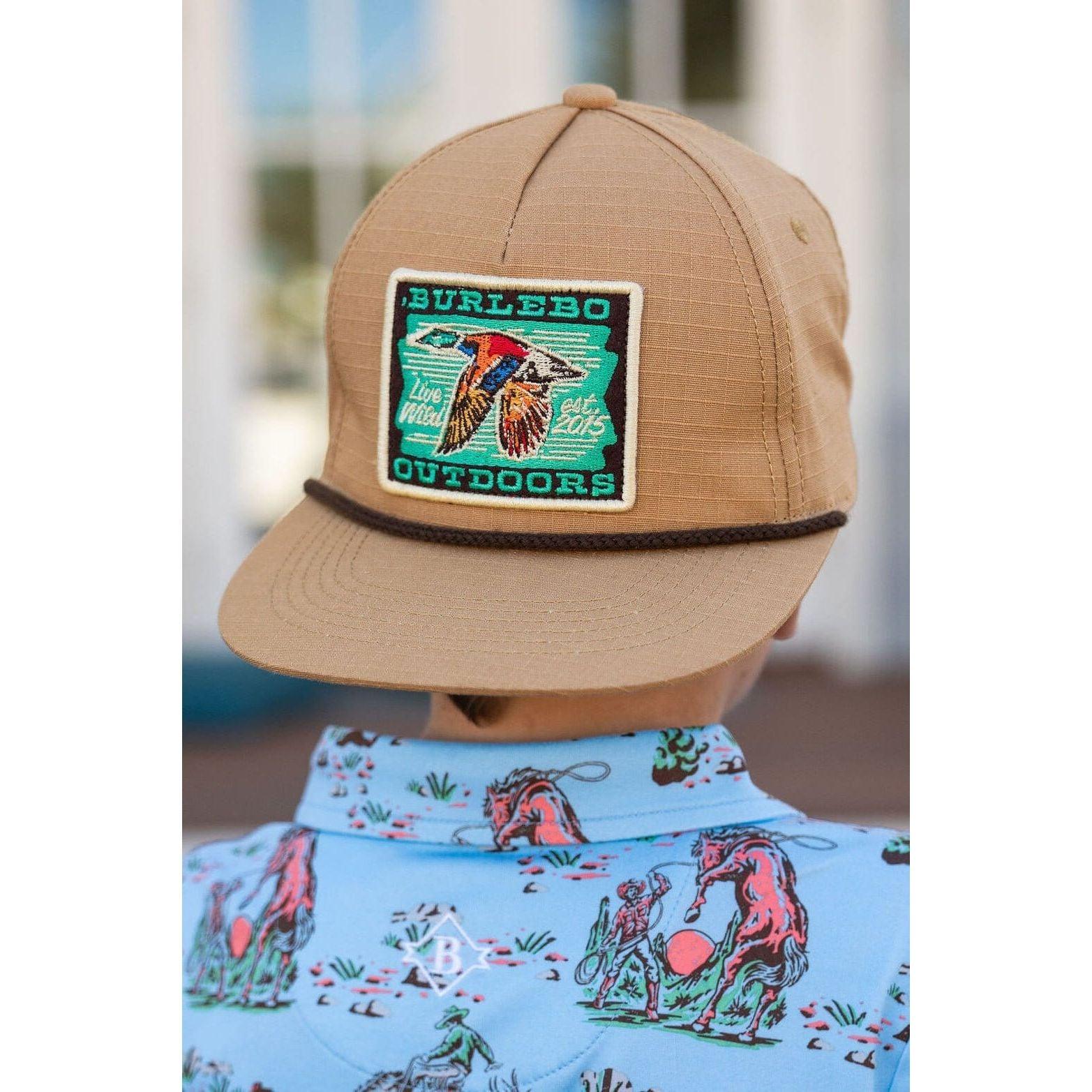 Burlebo Youth Cap GREENHEADPATCH-YTH - Crazy House Western Wear