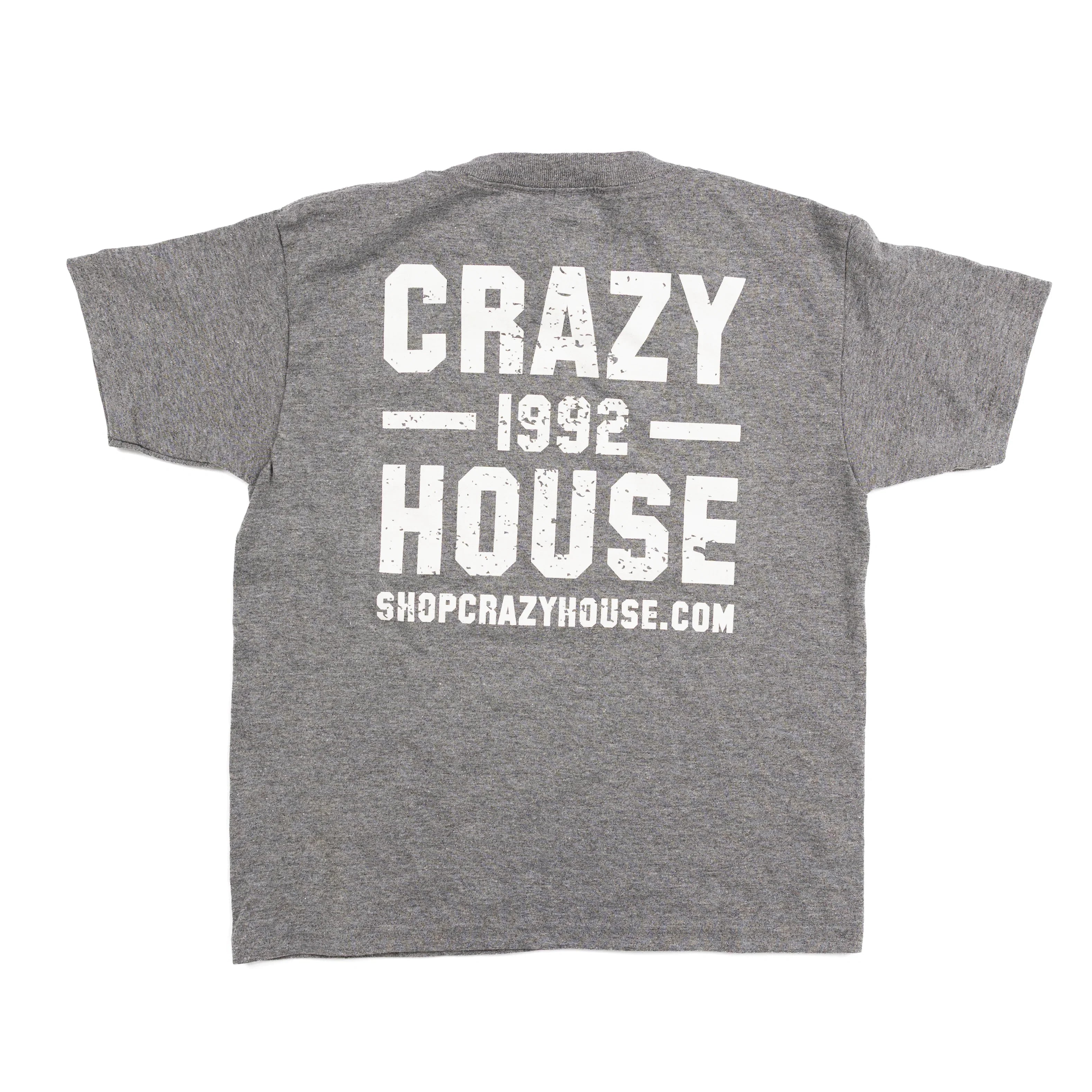 Youth Crazy House Gray Stacked T-shirt