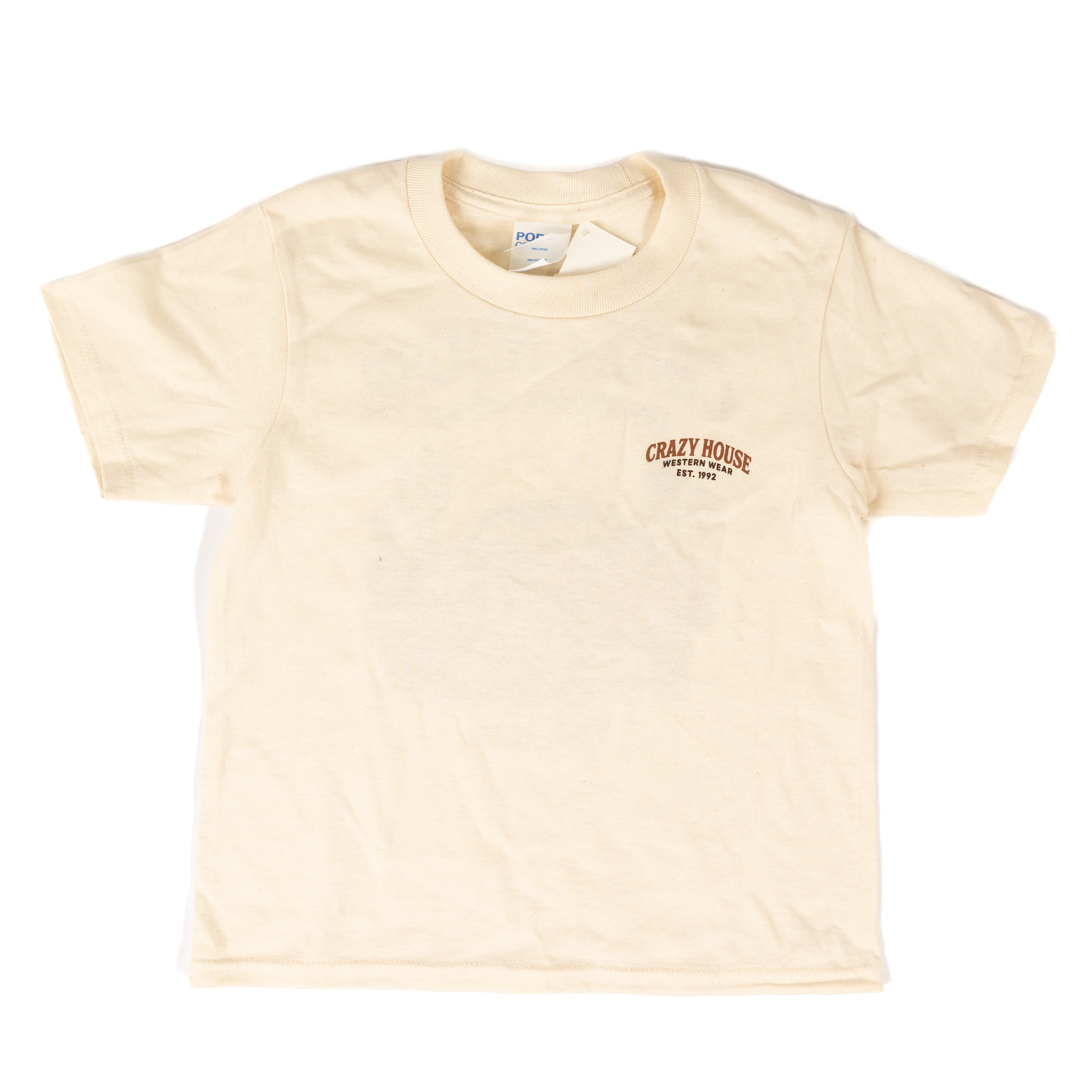 Youth Crazy House Rust Chevy Natural T-shirt