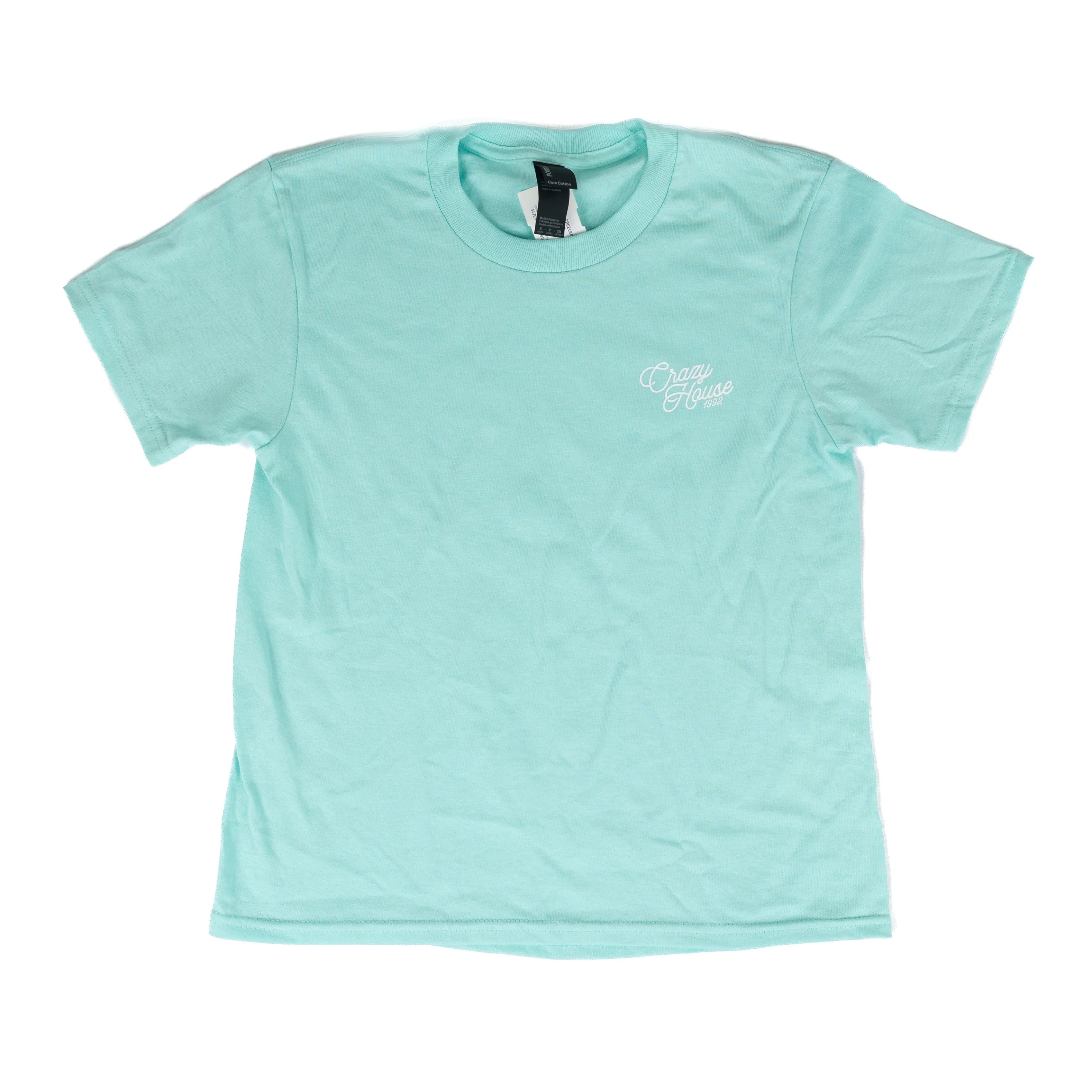 Youth Crazy House Short Sleeve Boots and Bow T-shirt