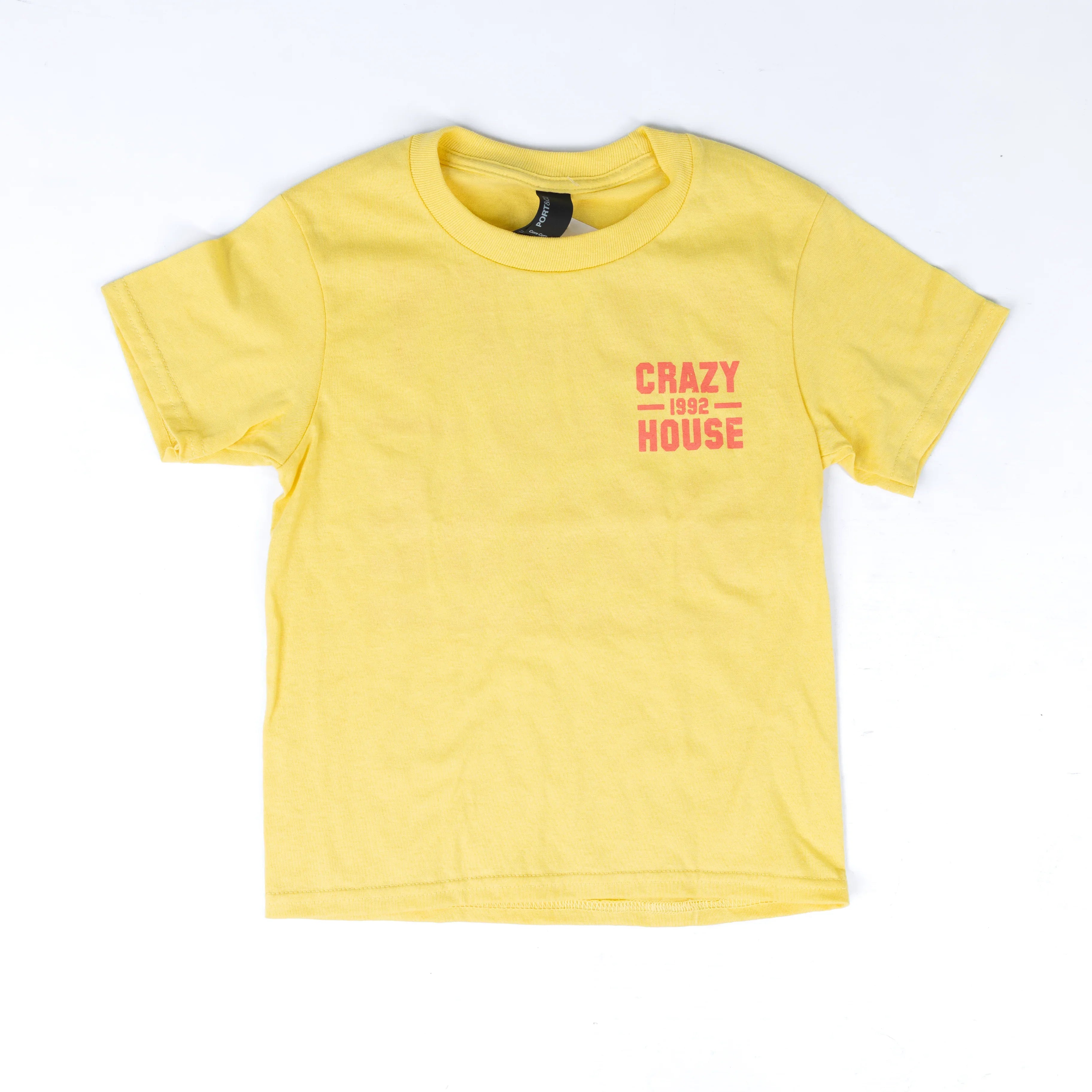 Youth Crazy House Short Sleeve Yellow and Watermelon 1 on 1 T-shirt