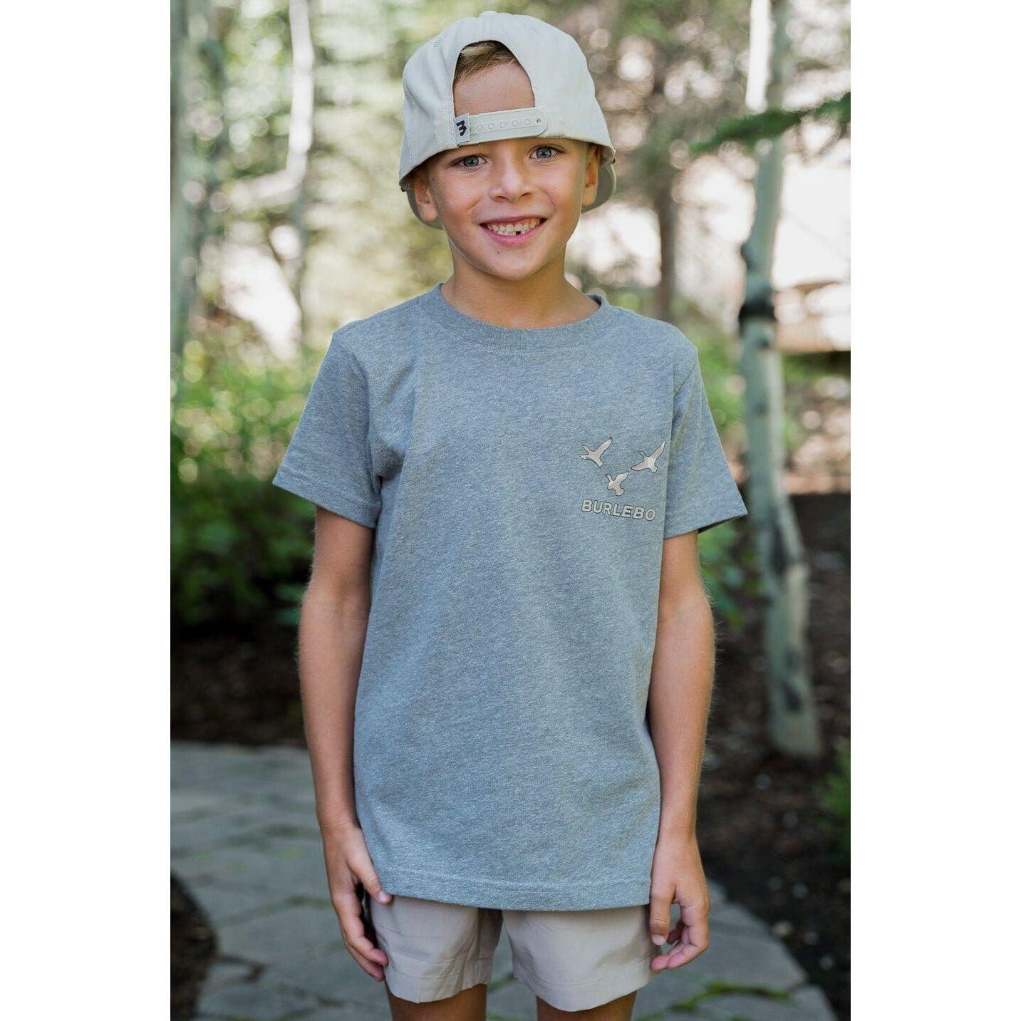 Boy's Burlebo Dogs on Boat T-Shirt Y-DGSOB-SS-DHG - Crazy House Western Wear