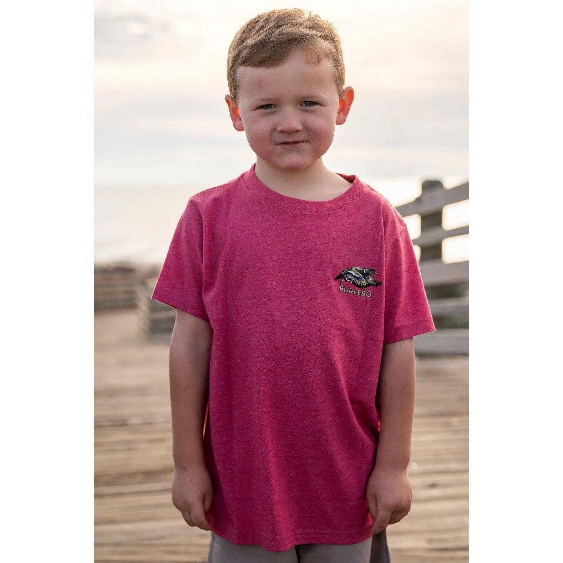 Boy's Burlebo Flying Duck T-Shirt Y-FD-SS-HC - Crazy House Western Wear