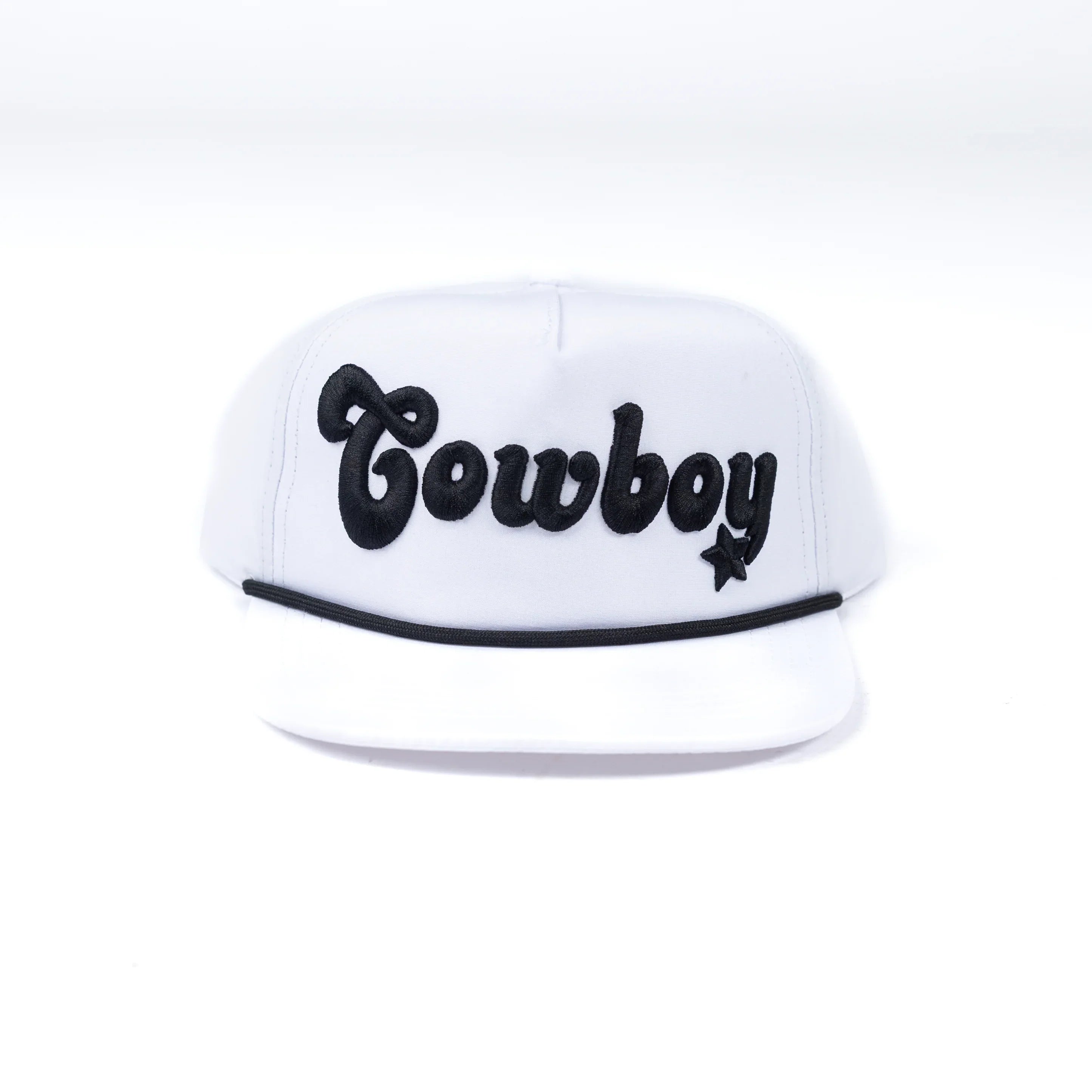 Youth Twisted Filly White "Cowboy" Cap