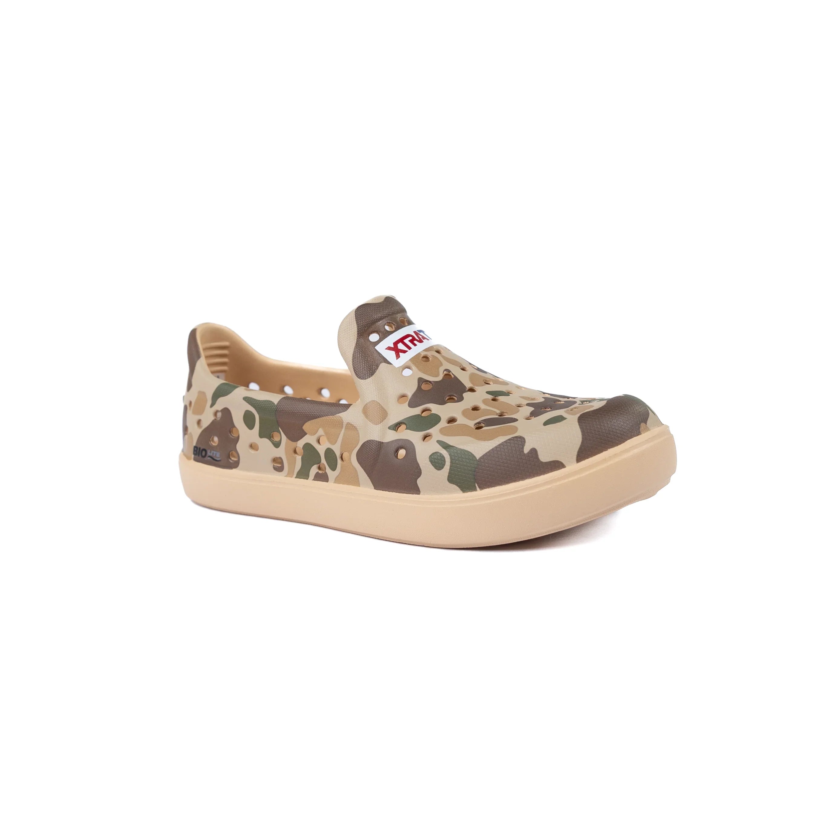 Youth XTRATUF Duck Camo 3" Tuf Cruiser Slip On Shoes XKTFCDCM