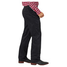 Men's Wrangler Casuals® Pleated Front Relaxed Fit Pants 1000097BK - Crazy House Western Wear
