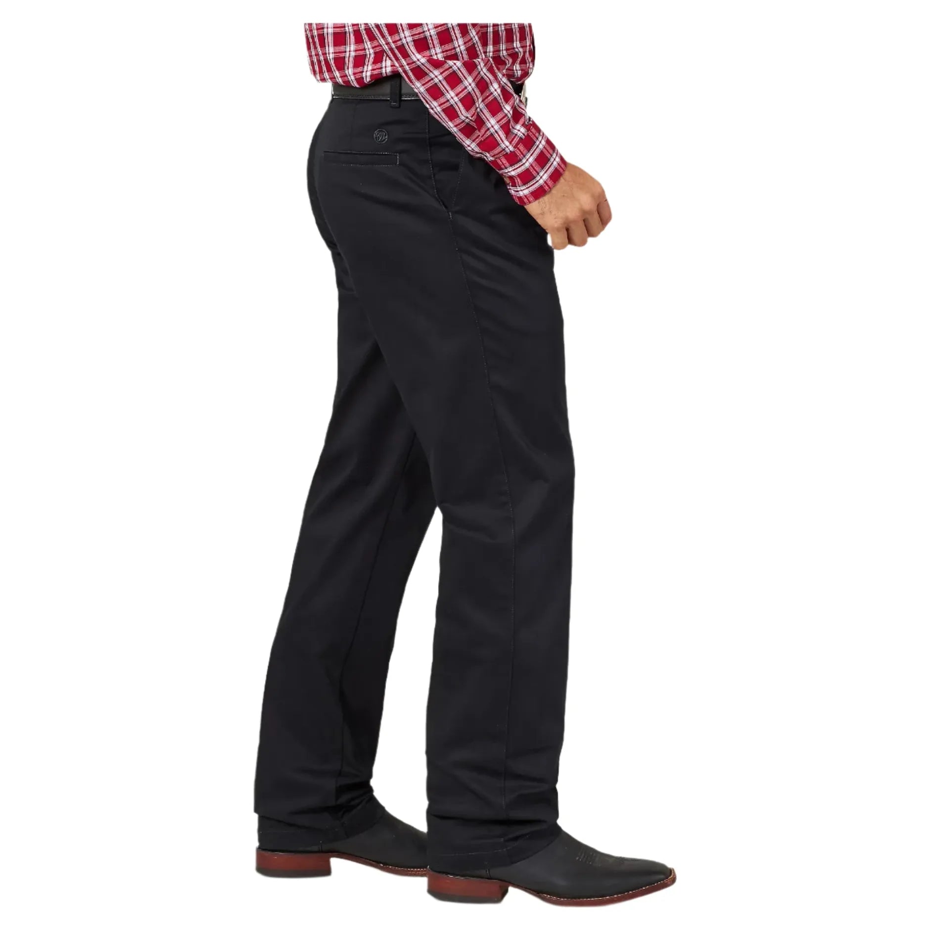 Men's Wrangler Casuals® Pleated Front Relaxed Fit Pants 1000097BK - Crazy House Western Wear