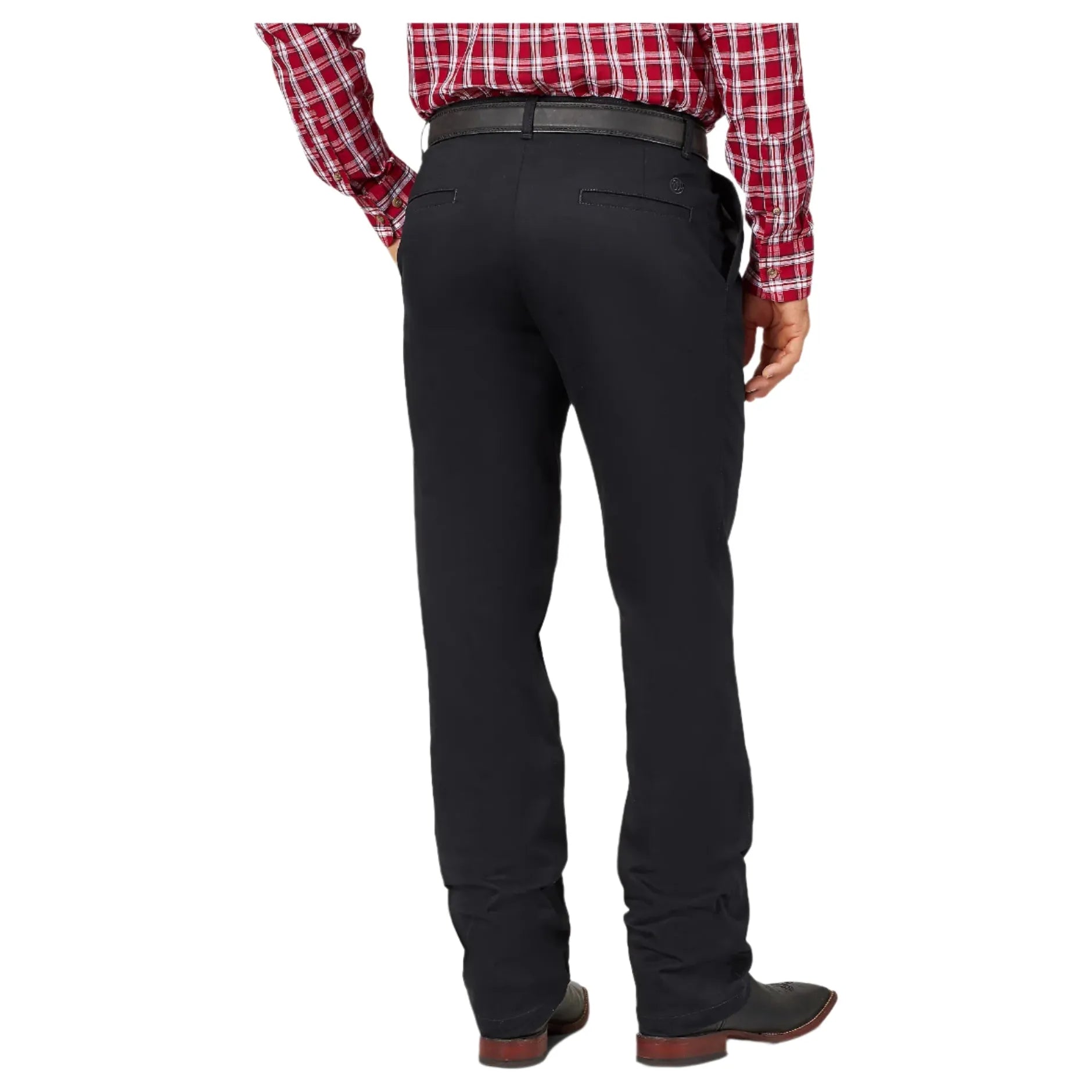 Men's Wrangler Casuals® Pleated Front Relaxed Fit Pants 1000097BK - Crazy House Western Wear