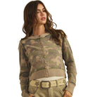 Women's Camo Out Stitches Cardigan DJ3006-01