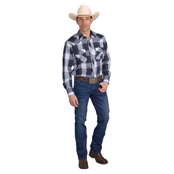 Men's Roper Classic Snap Shirt 01-001-0101-2018 - Crazy House Western Wear