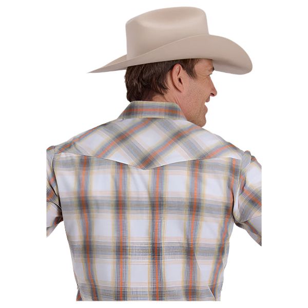 Men's Long Sleeve Plaid Snap Woven Shirt 01-001-0101-4069 - Crazy House Western Wear