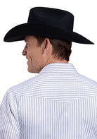 Men's Roper Long Sleeve Snap Yarn Dyed Snap Up Shirt 01-001-0144-1085