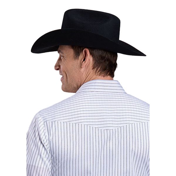 Men's Roper Long Sleeve Snap Yarn Dyed Snap Up Shirt 01-001-0144-1085