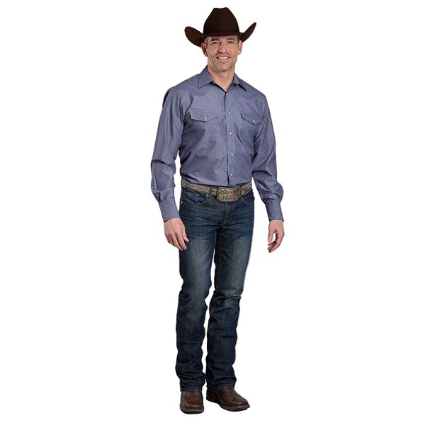 Men's Roper Long Sleeve Western Snap Shirt