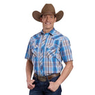 Men's Roper Short Sleeve Western Style Plaid Button Up Shirt 01-002-0101-2020