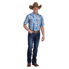 Men's Roper Short Sleeve Western Style Plaid Button Up Shirt 01-002-0101-2020