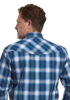 Roper Men's Long Sleeve Night Fall Plaid Snap Shirt 03-001-0278-6073