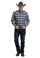 Roper Men's Long Sleeve Amarillo Multicolor Plaid Snap Shirt 03-001-0278-6074