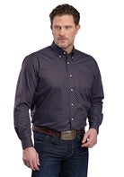 Men's Roper Long Sleeve Button Winter Foulard Western Shirt 03-001-0326-1022