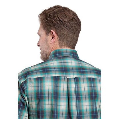 Men's Roper Long Sleeve Button Up Plaid Shirt 